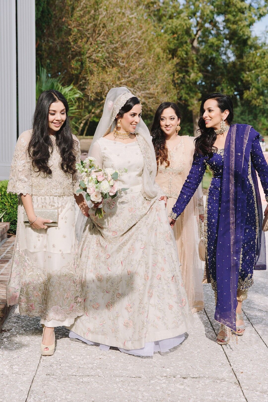 Muslim bridesmaid