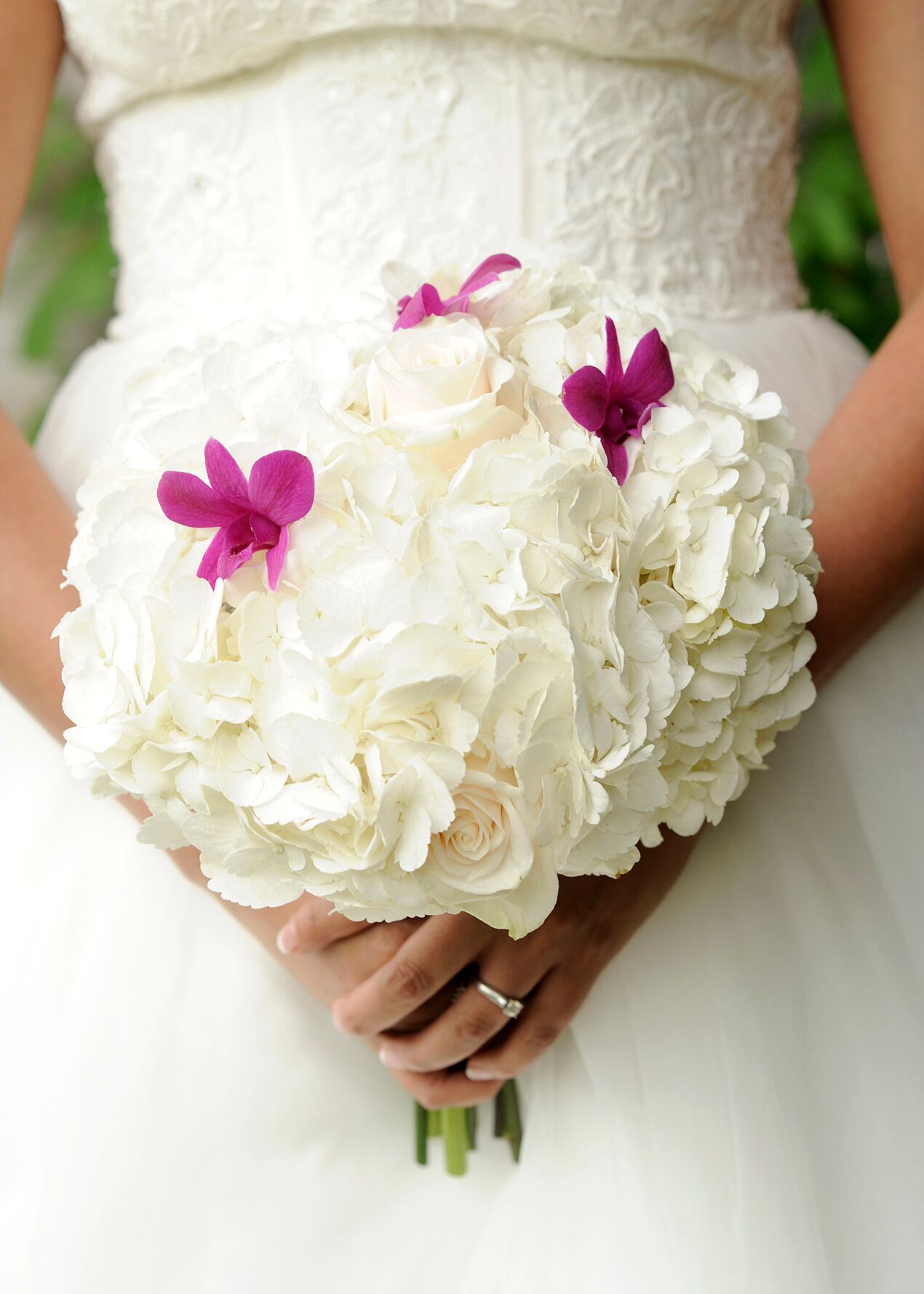 White Hydrangea Bridal Bouquet