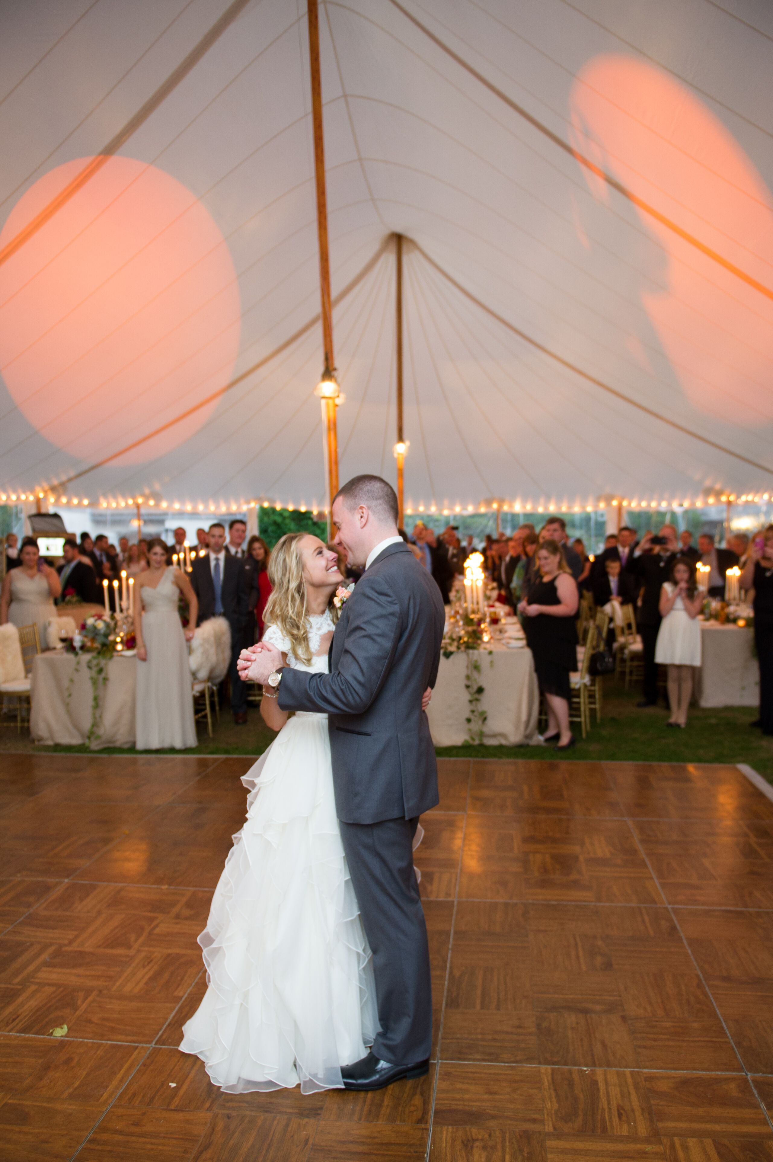 Sole East Tented Reception First Dance