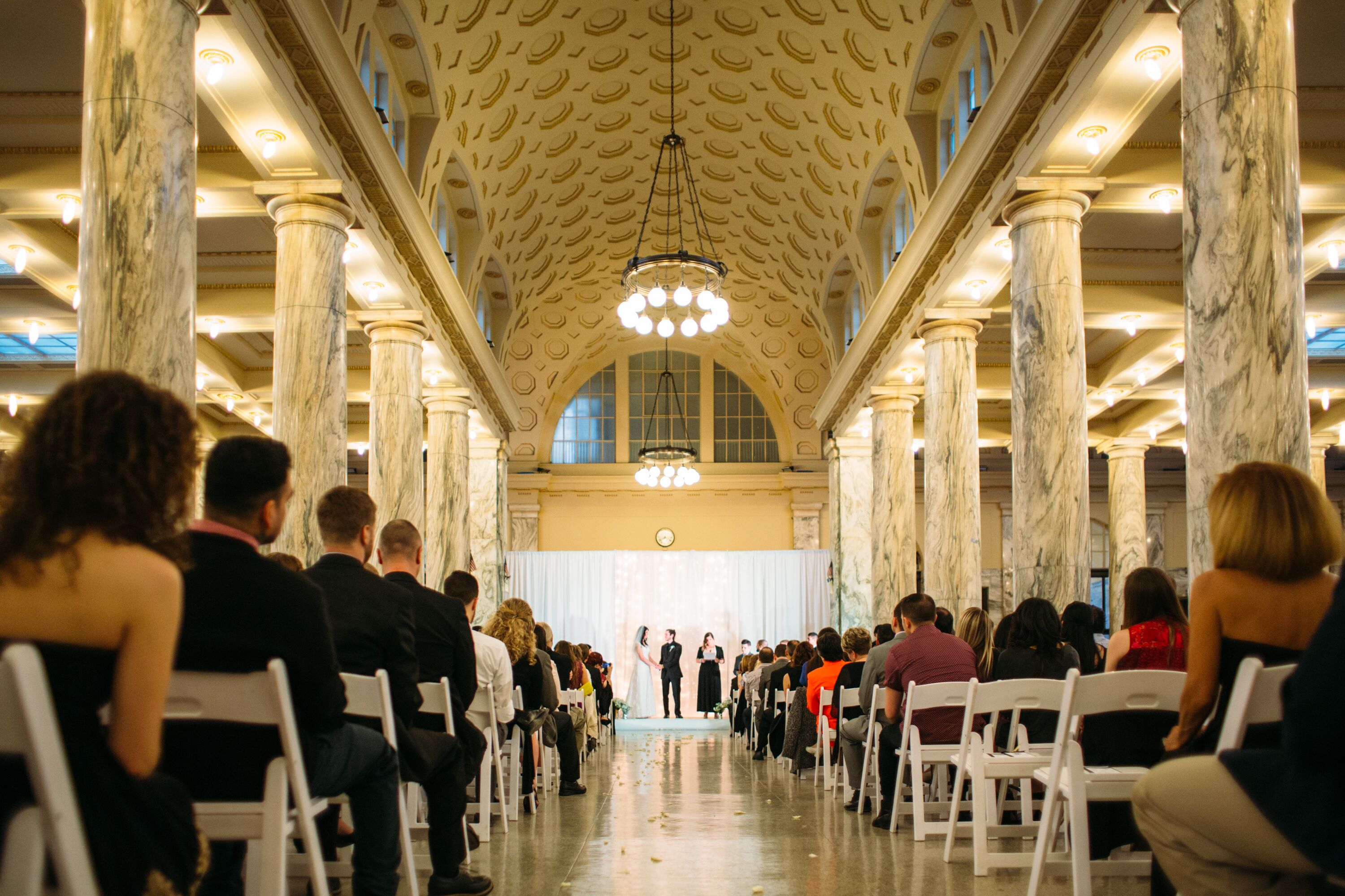 Union Station Ceremony in Utica  New York 