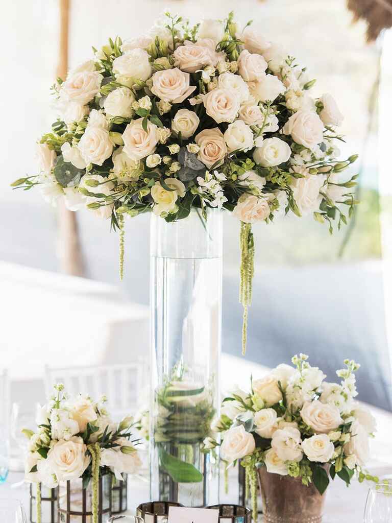 Stunning Tall Centerpieces for Wedding Receptions