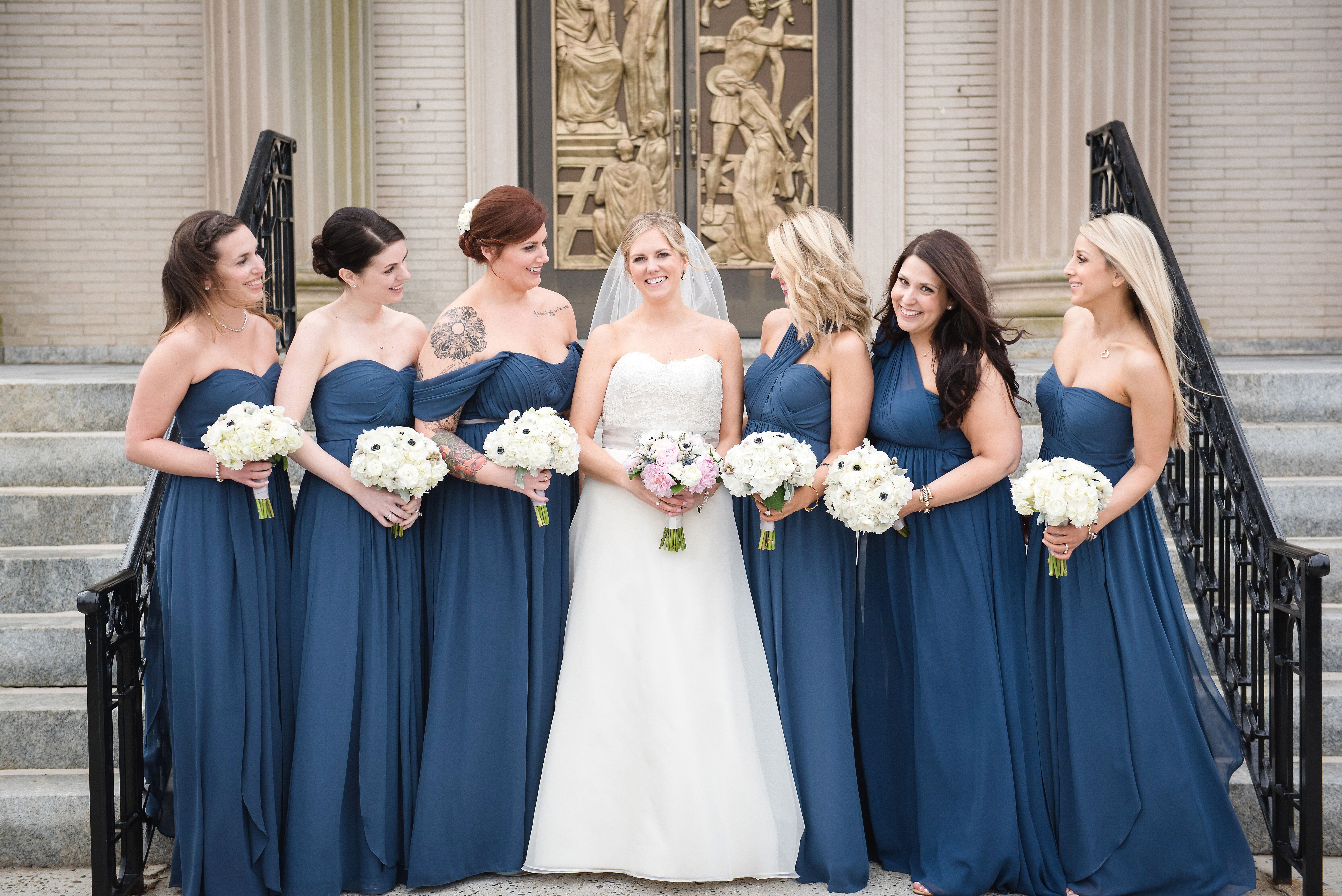 Tiffany Blue Bridesmaid Dresses Jim Hjelm