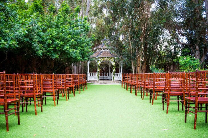 Twin Oaks Garden Estate Ceremony Setup