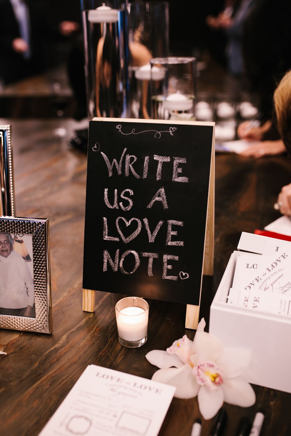 Chalkboard Sign for Love Notes