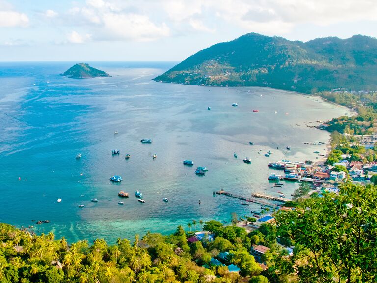 Koh Tao, Thailand honeymoon destination with best beach 