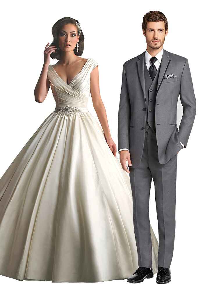 Tuxedo Wedding Dress 2