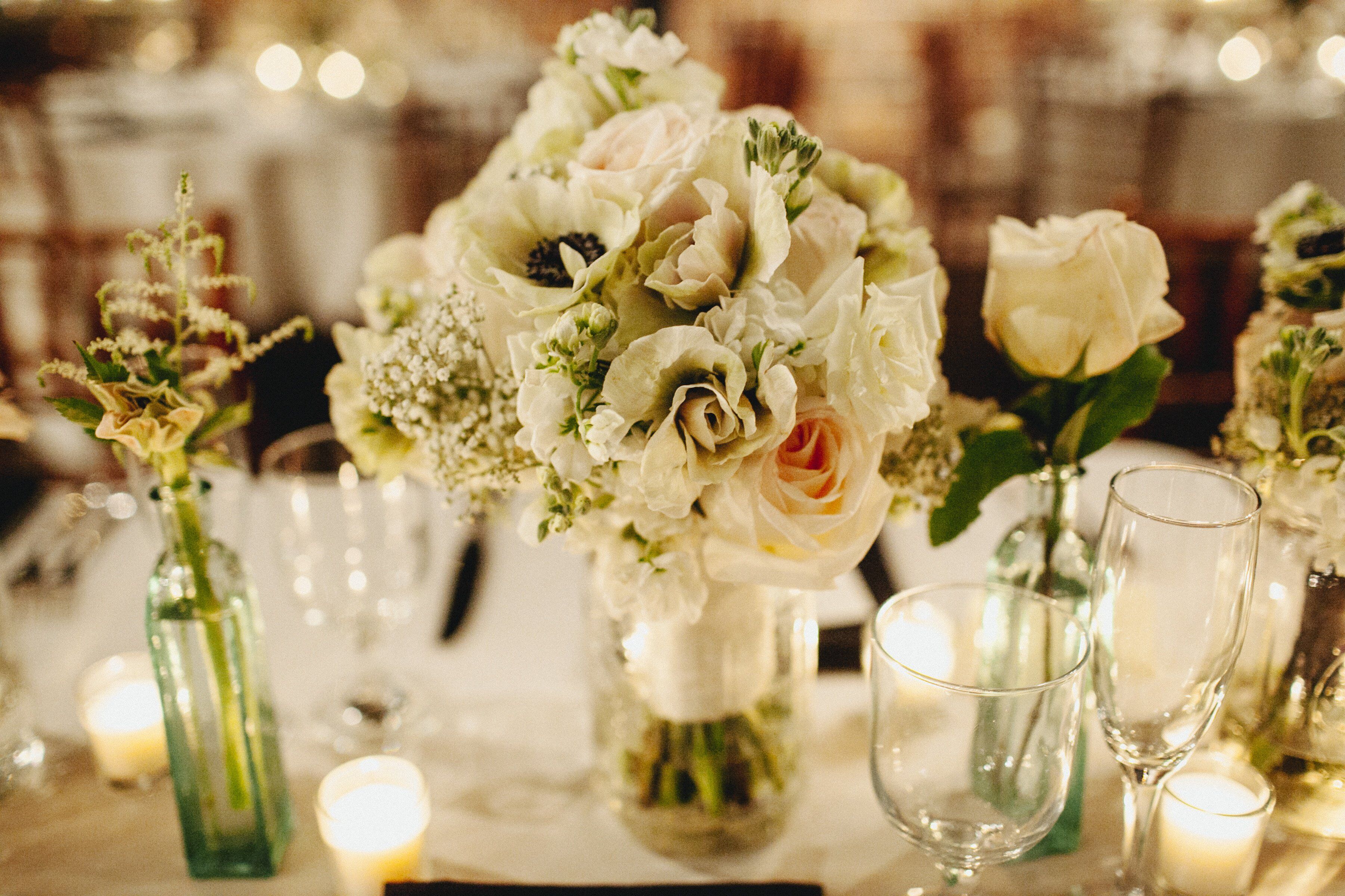 Anemone and Rose Arrangements