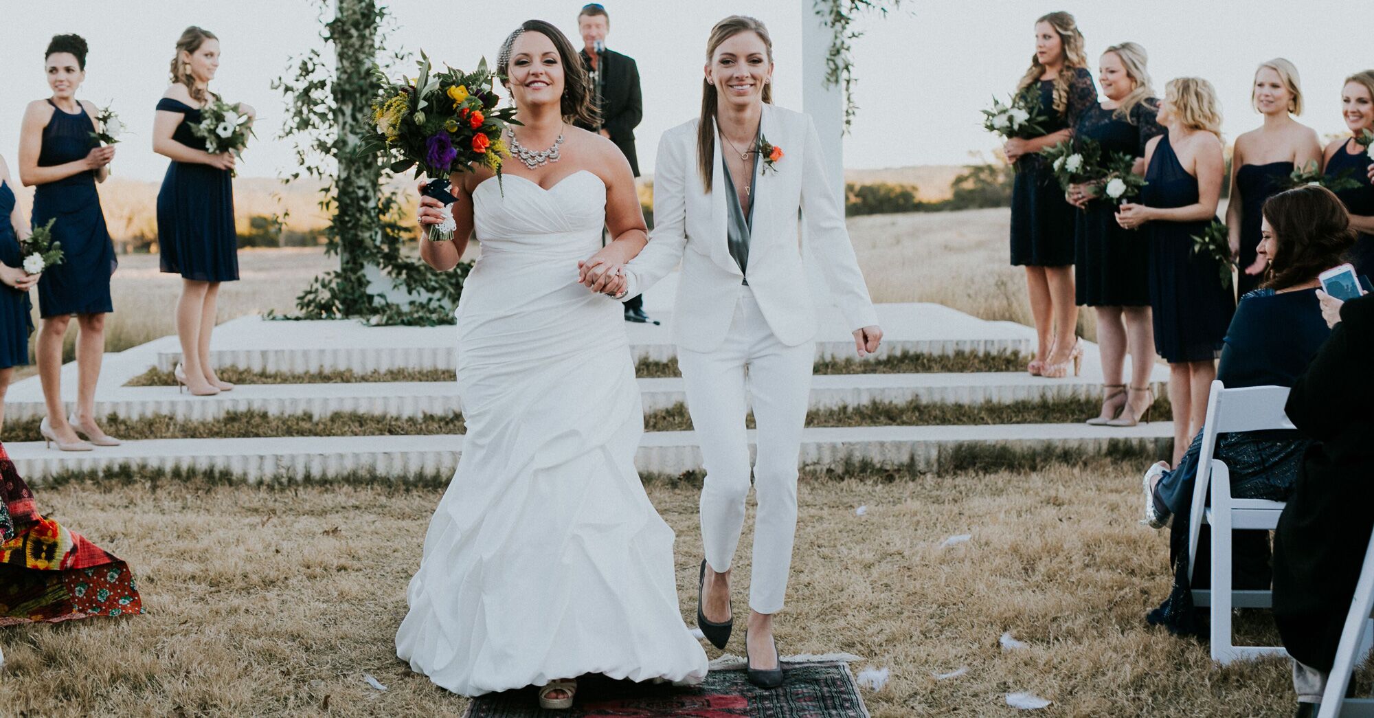 wedding pantsuits for the bride