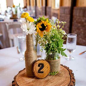 Long-Stemmed Sunflower Bridal Bouquets