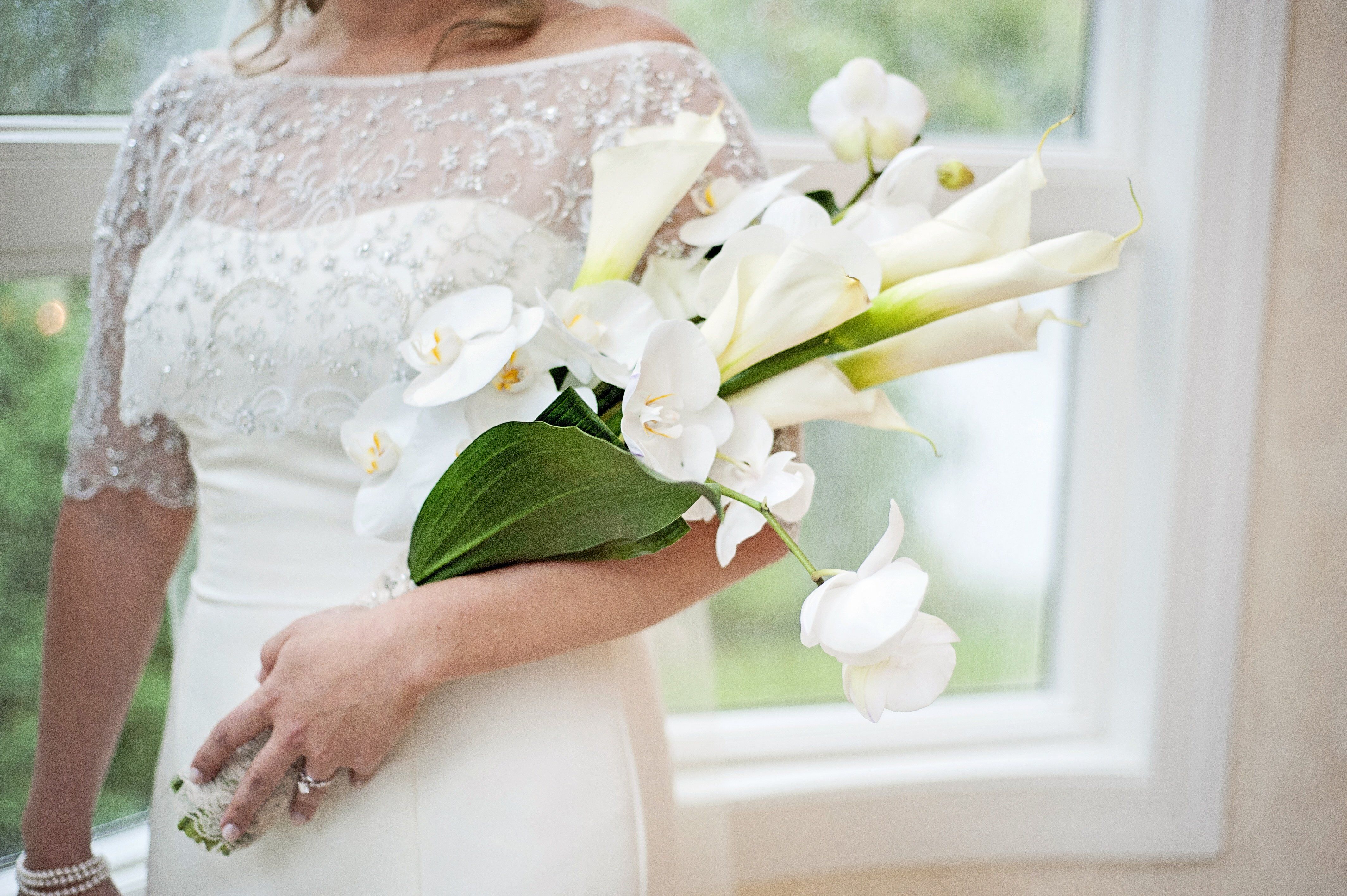 Lily and Orchid Bridal Bouquet
