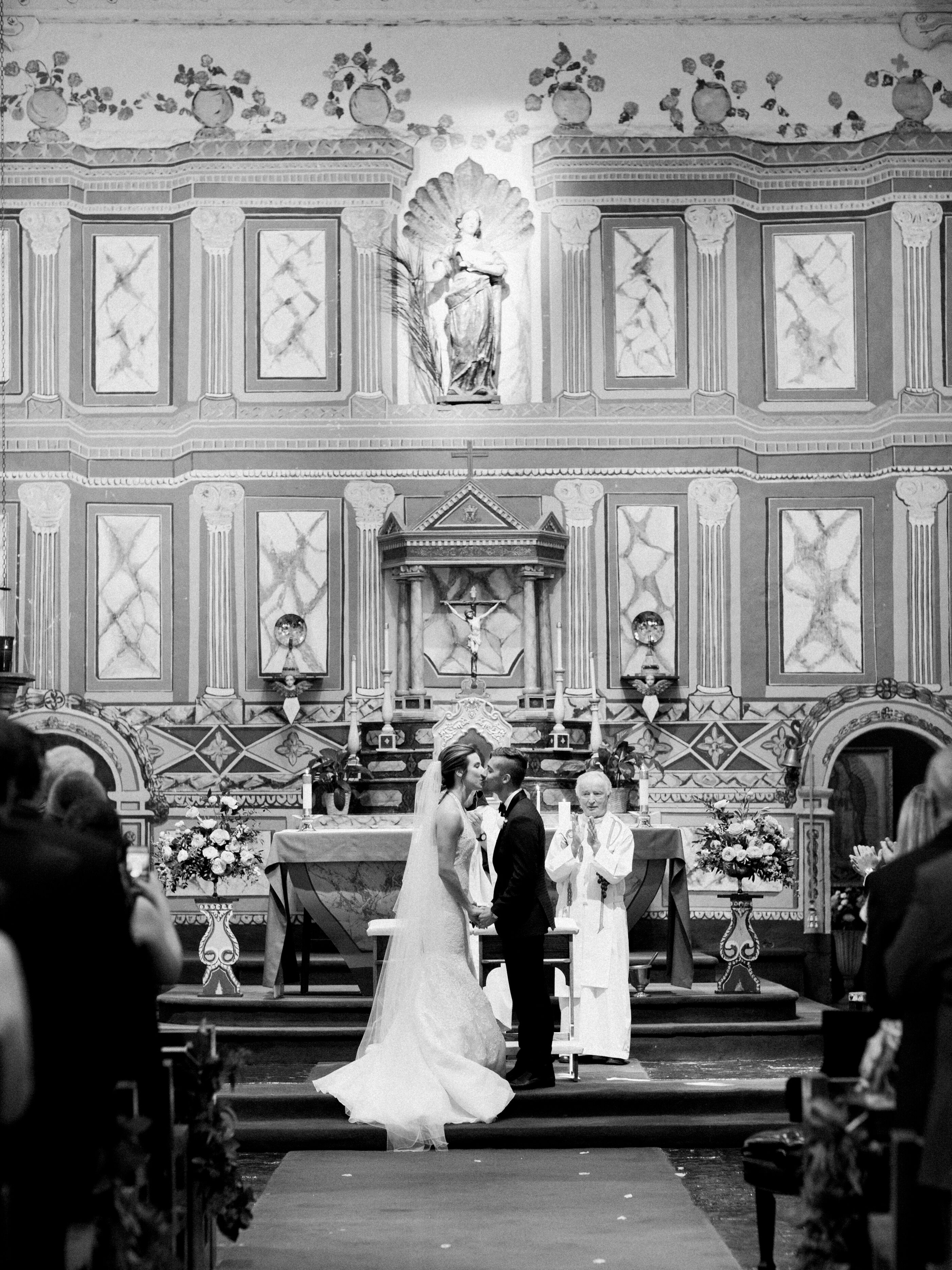 Traditional Ceremony at the Old Mission Santa Inés in Solvang, California