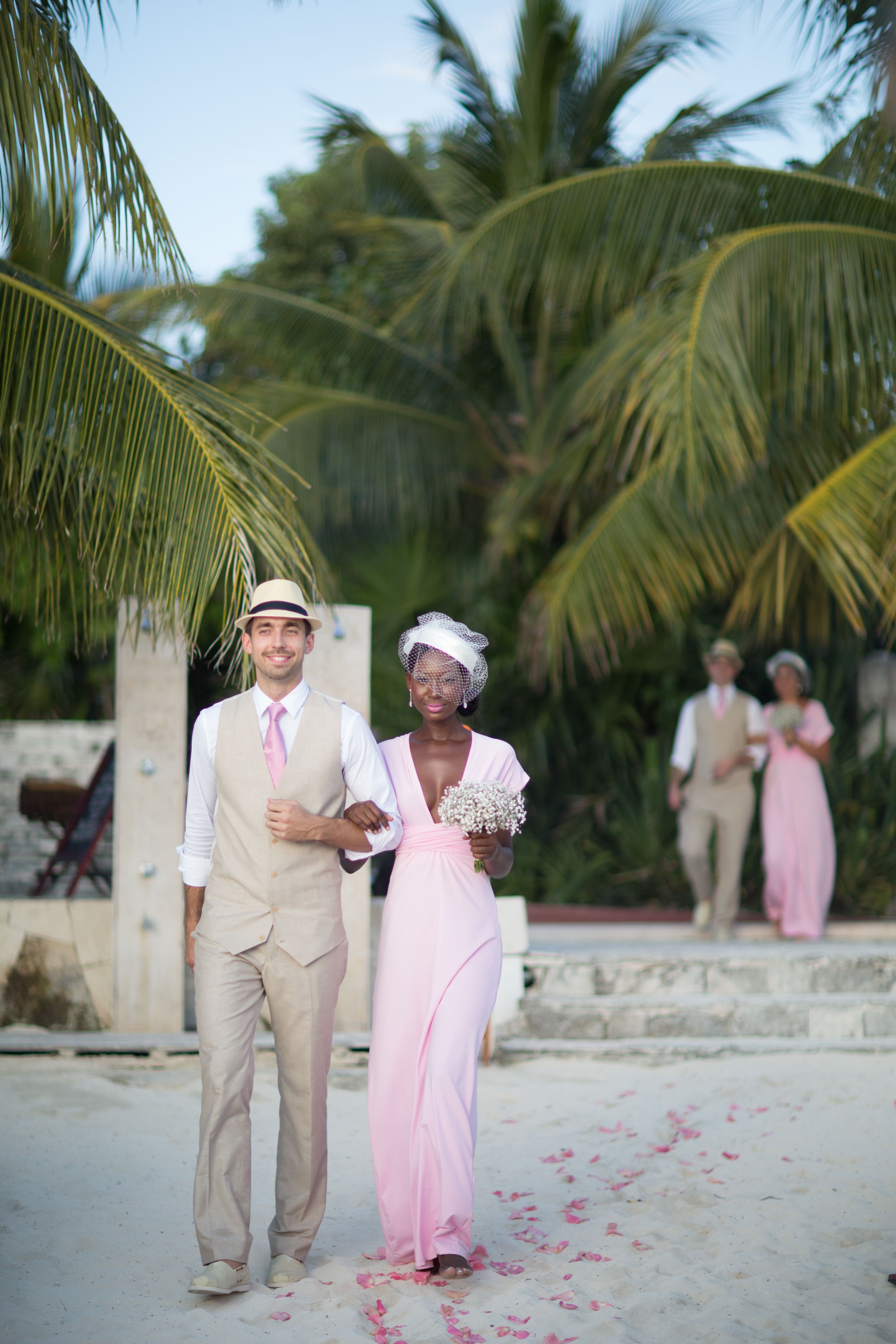 pink beach wedding bridesmaid dresses Baby Pink Bridesmaid Dresses for Beach Wedding