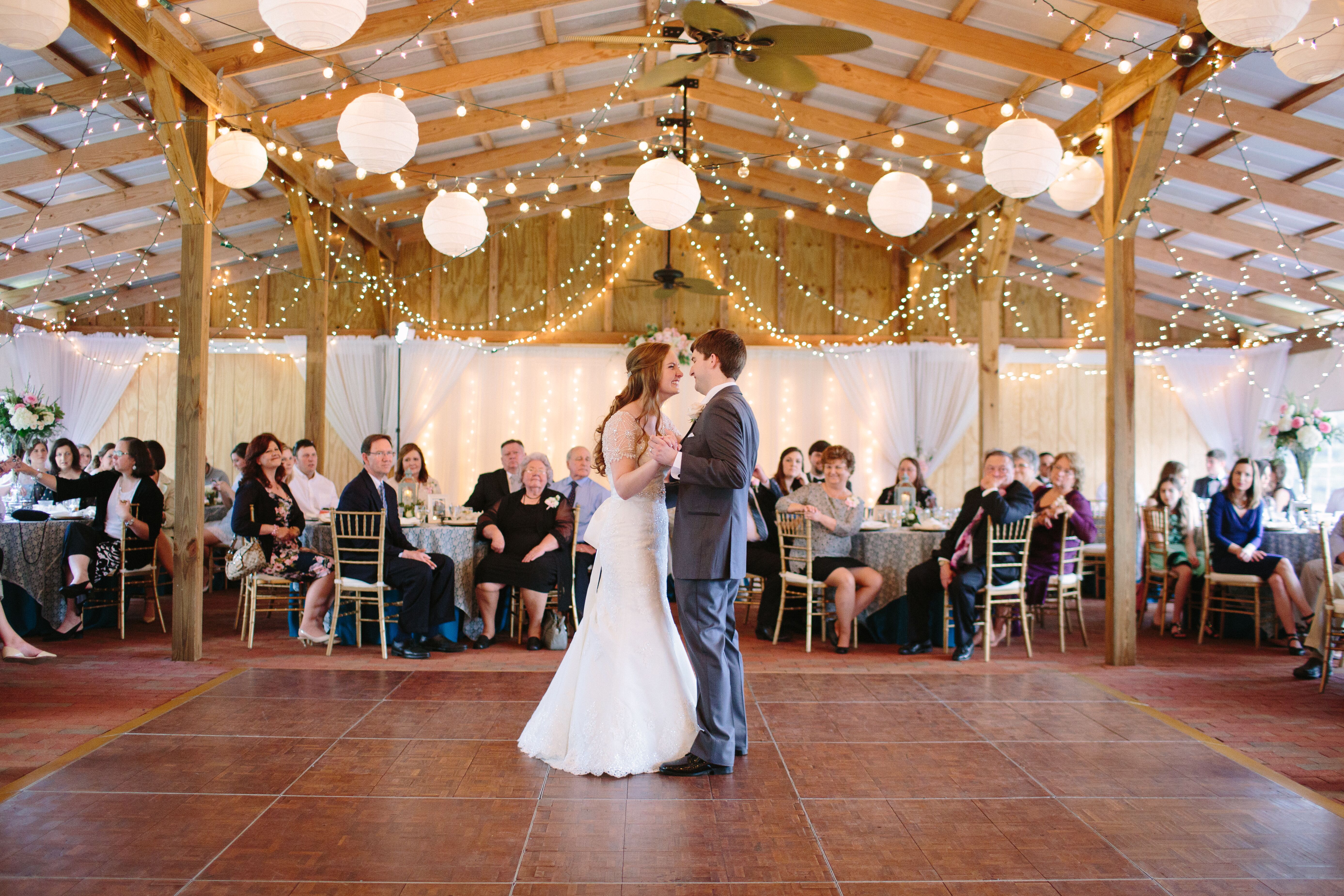 Ranch Wedding Reception First Dance