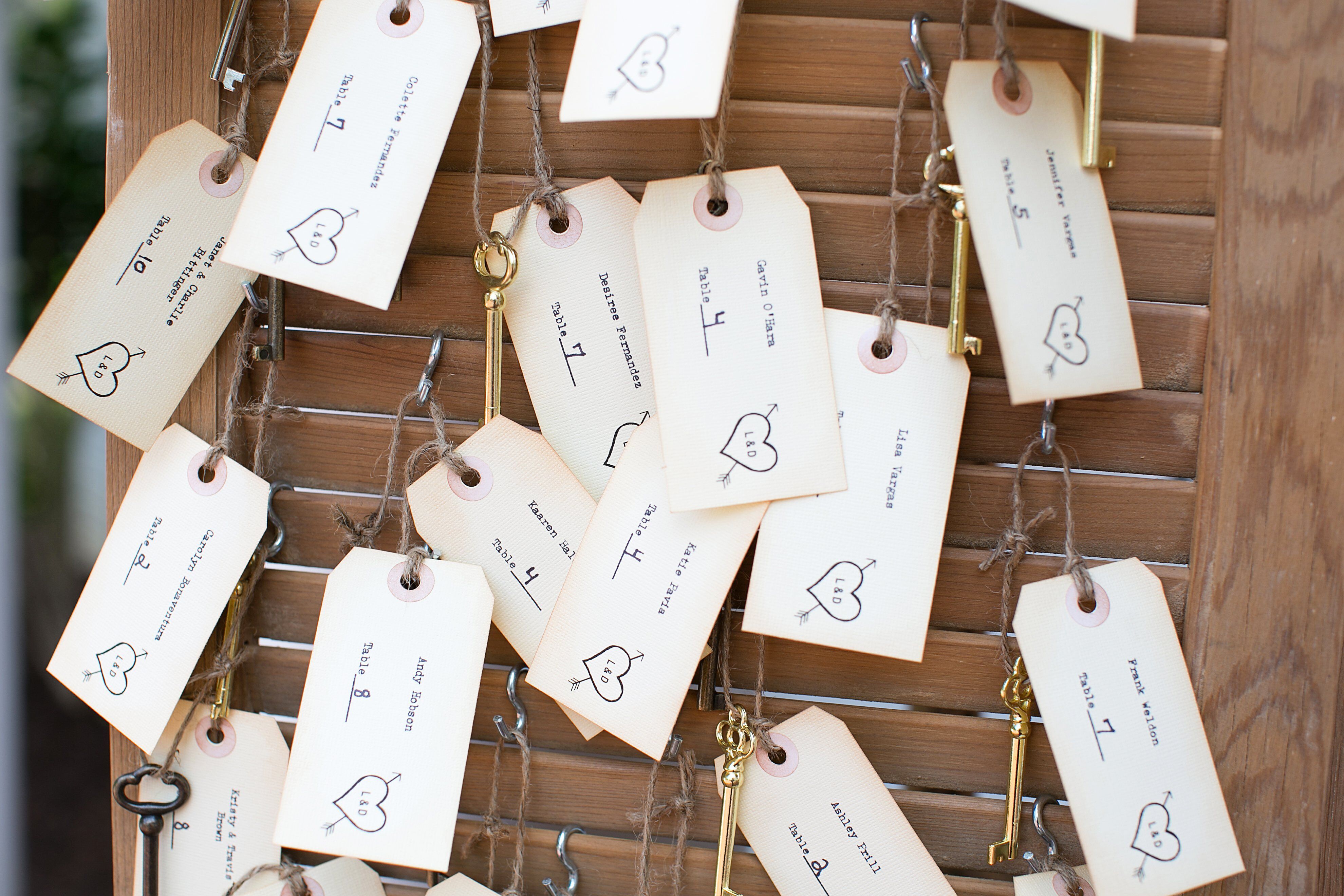 Escort Cards