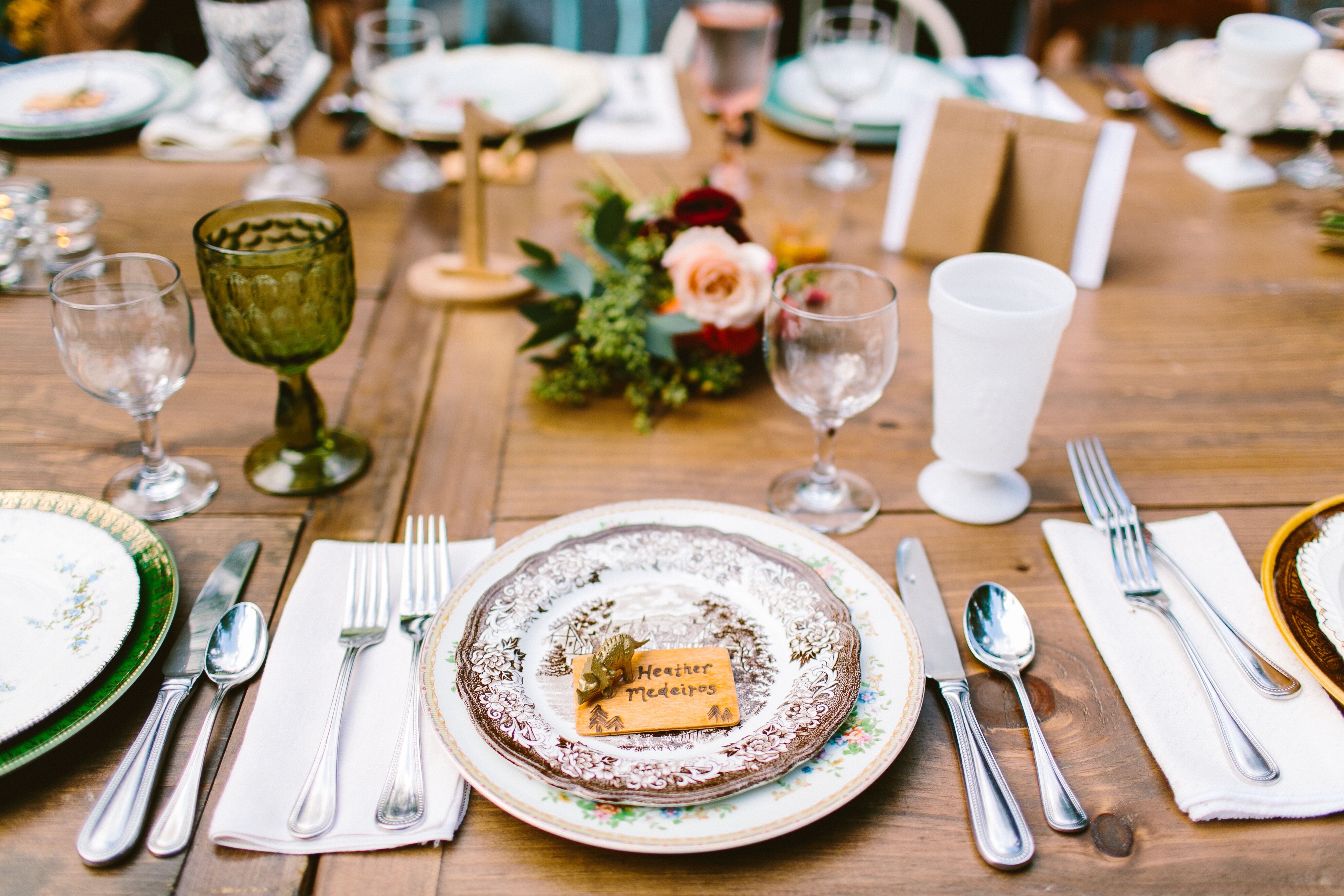 DIY Wedding Dinnerware