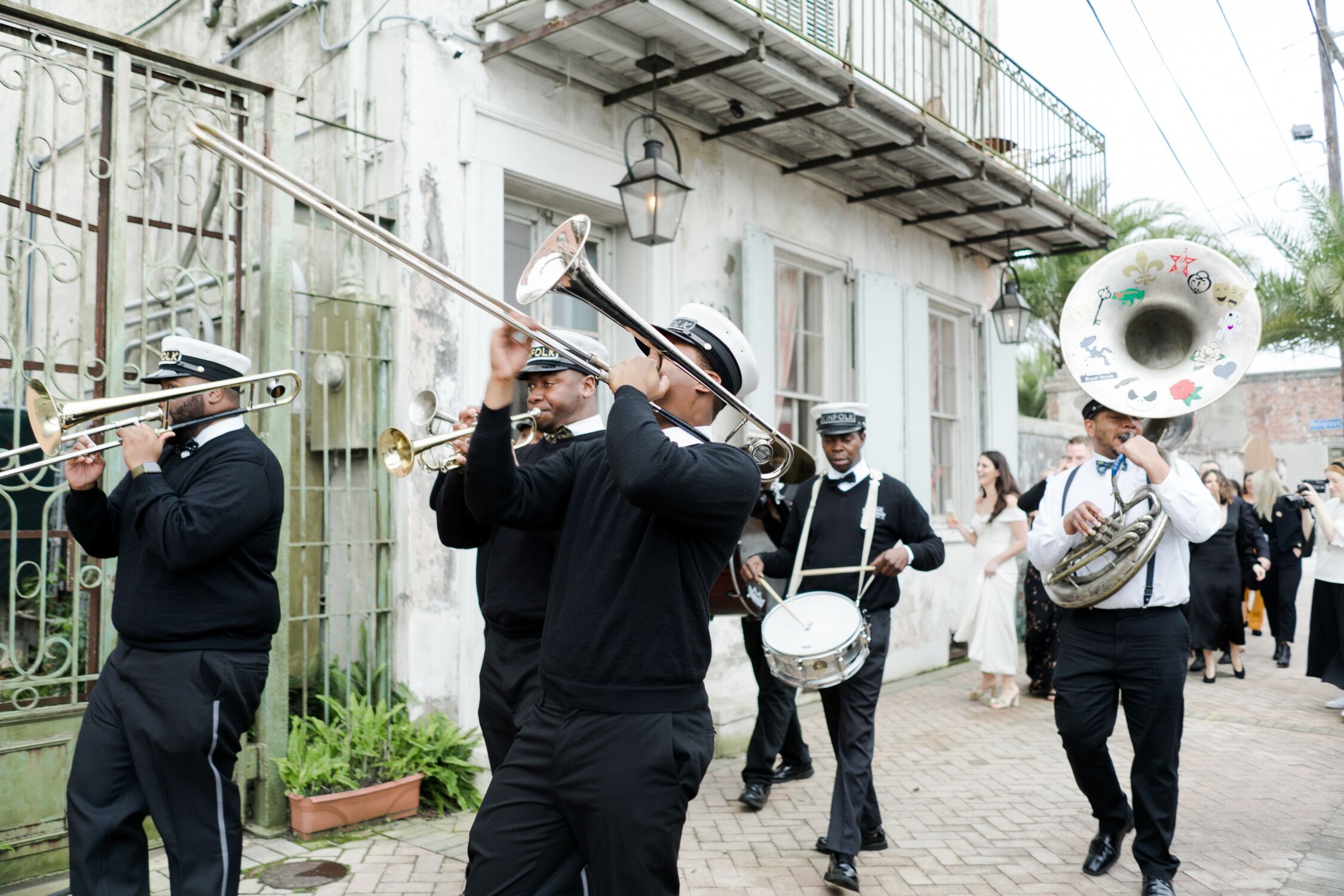 Traditional Second Line in New Orleans, Louisiana