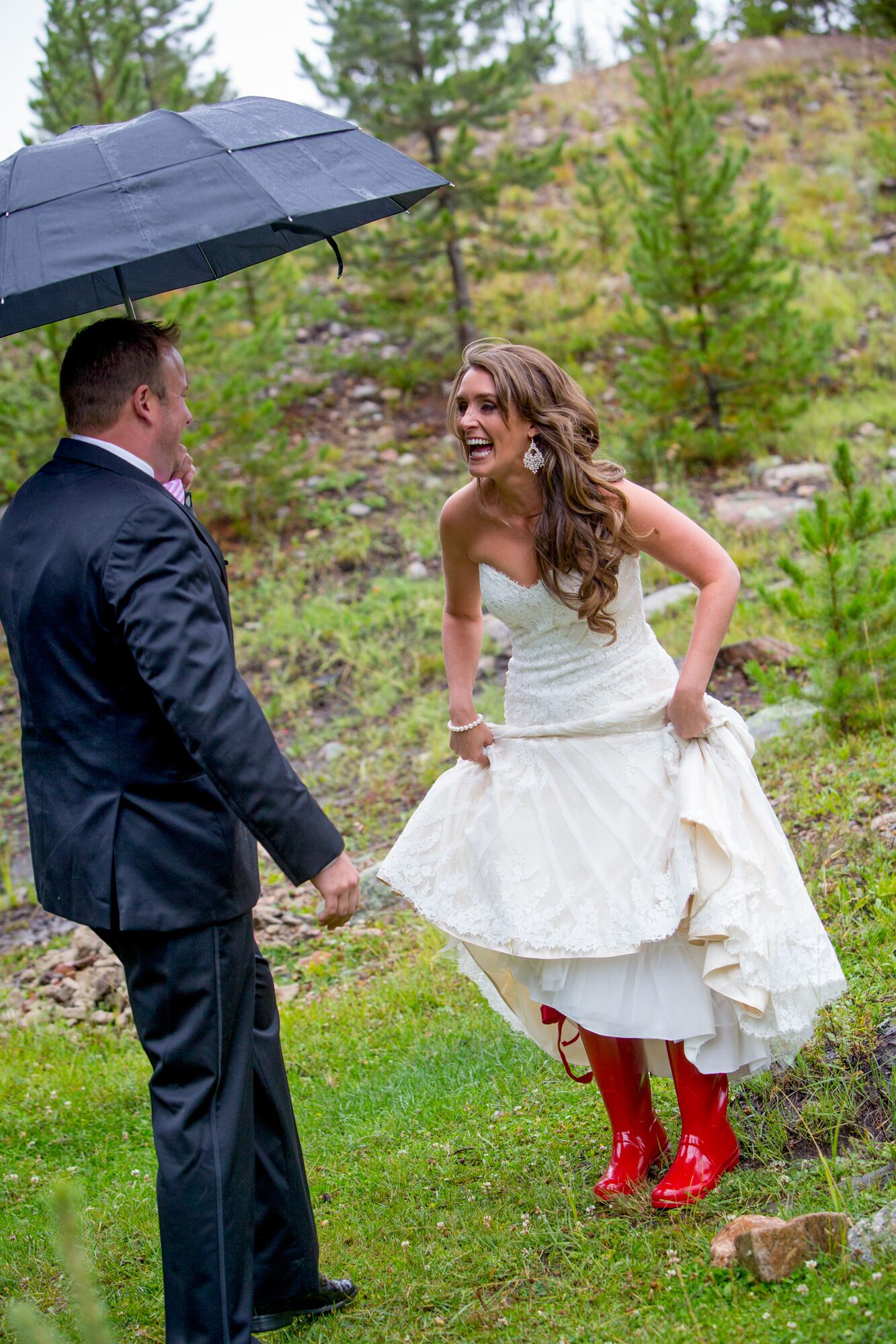 Wedding rain clearance boots