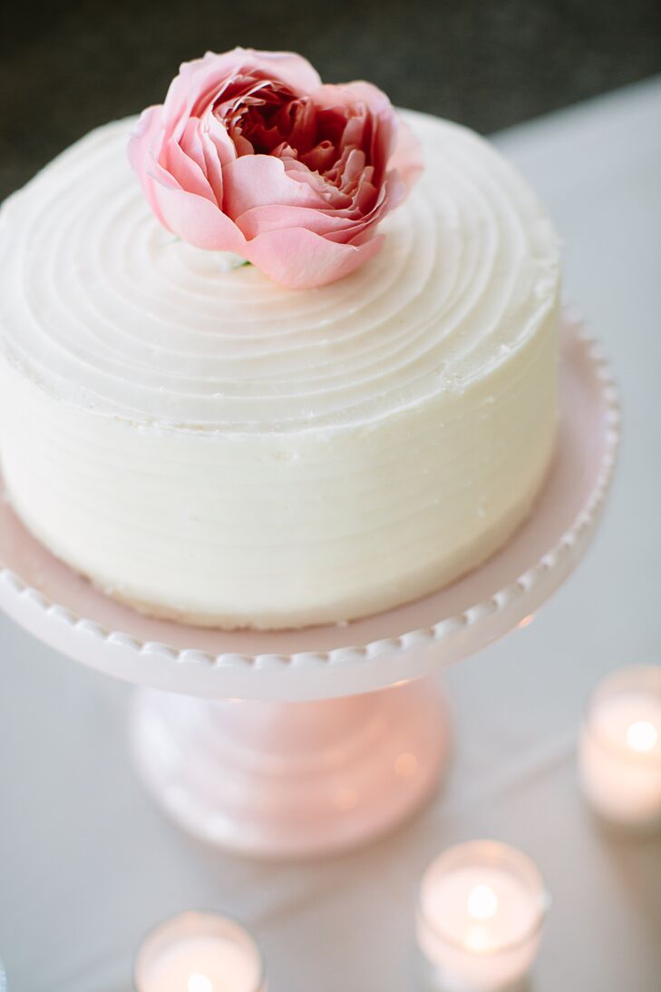 Single Layer Wedding Cake