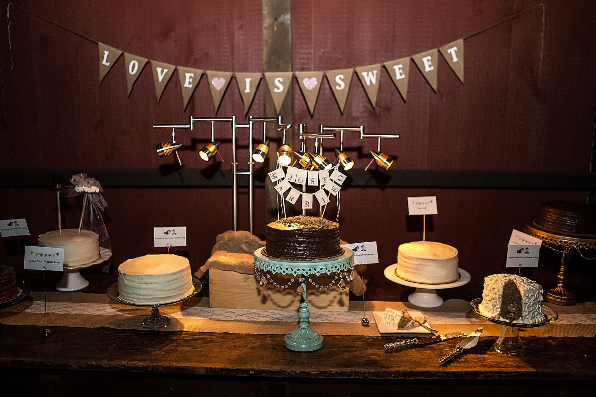 Wedding Cakes on Antique Cake Stands