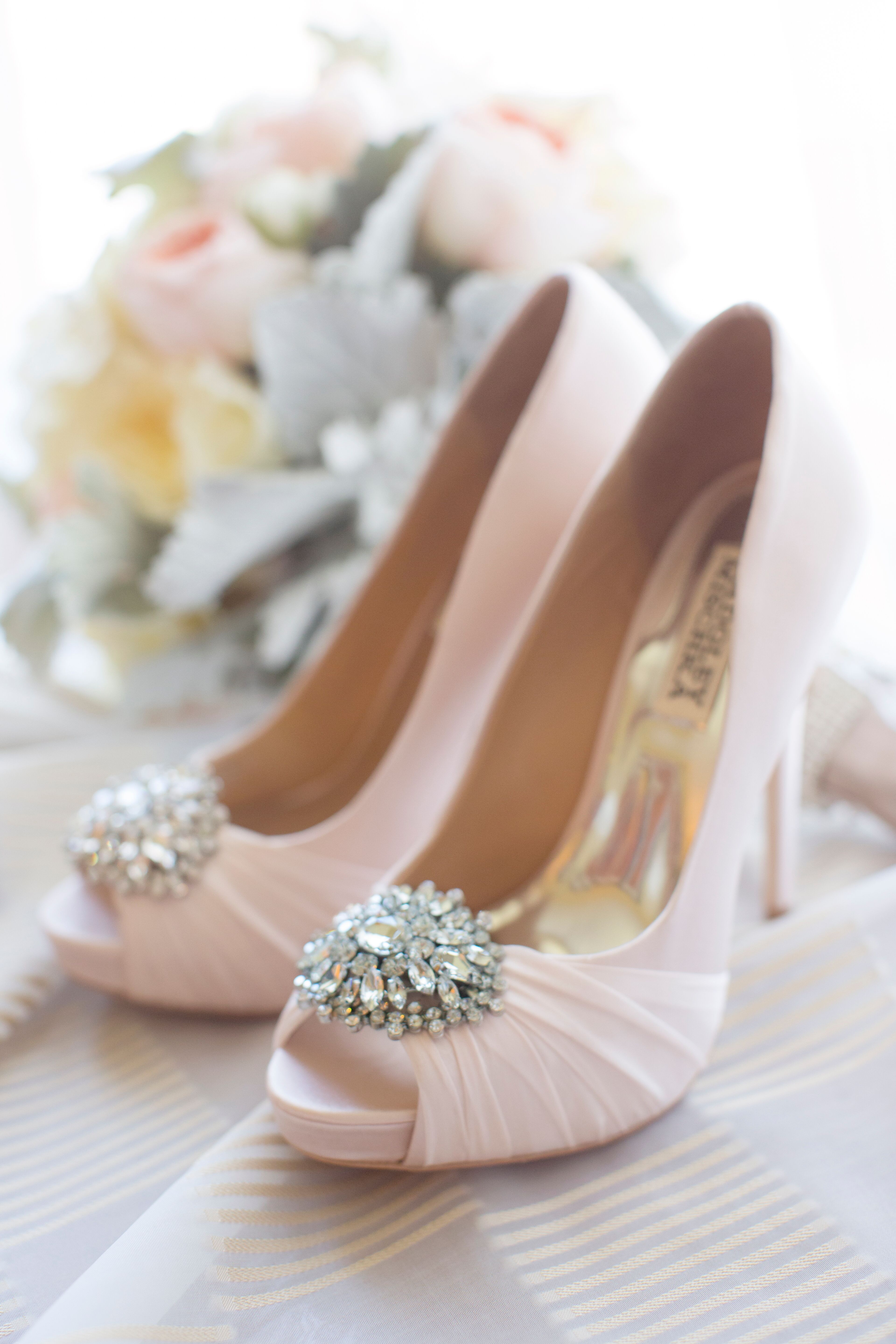 Blush 2025 bridesmaid shoes