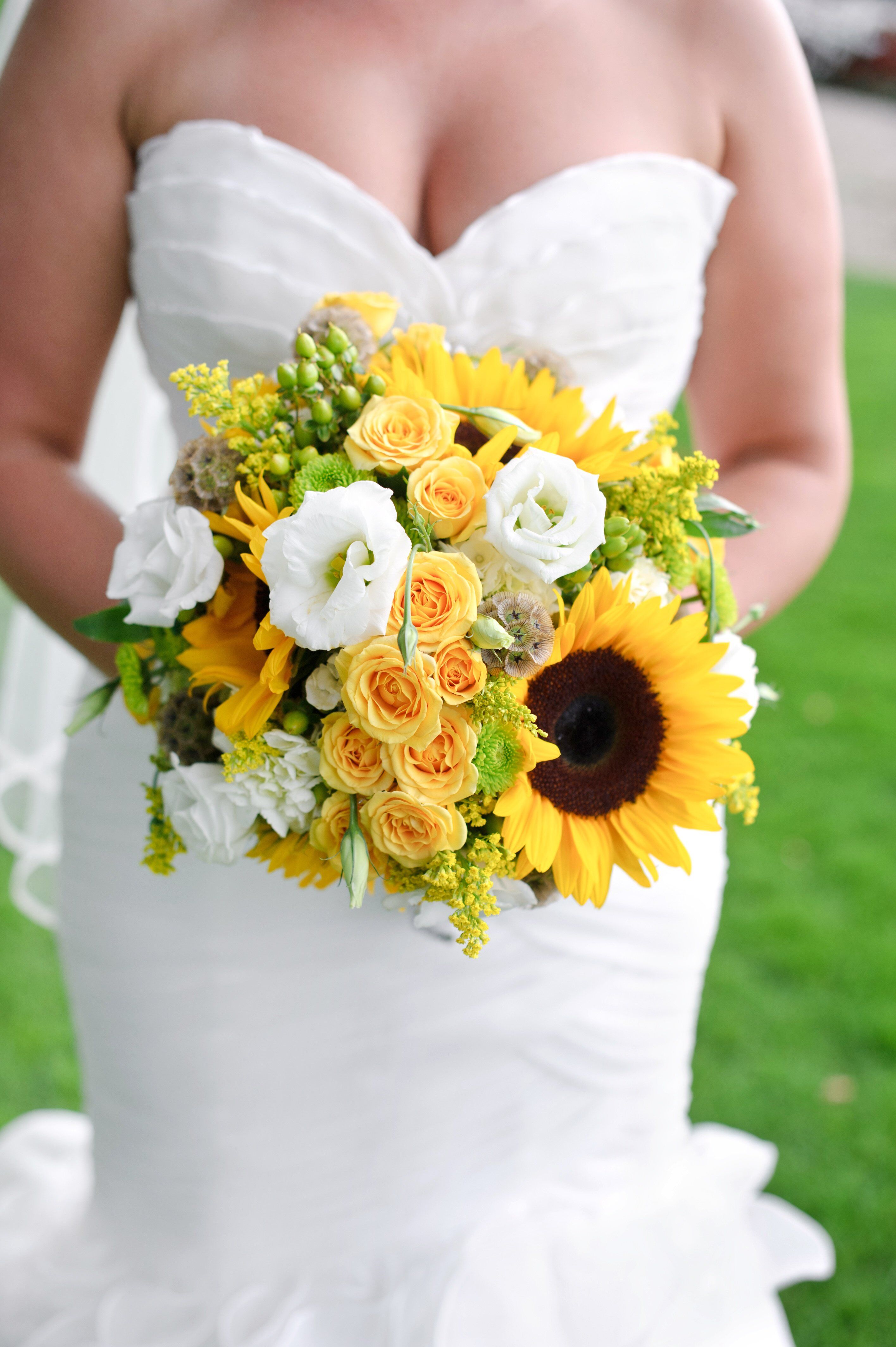 Yellow Bridal Bouquet