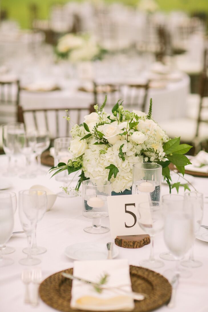 Simple Elegant Reception Decor