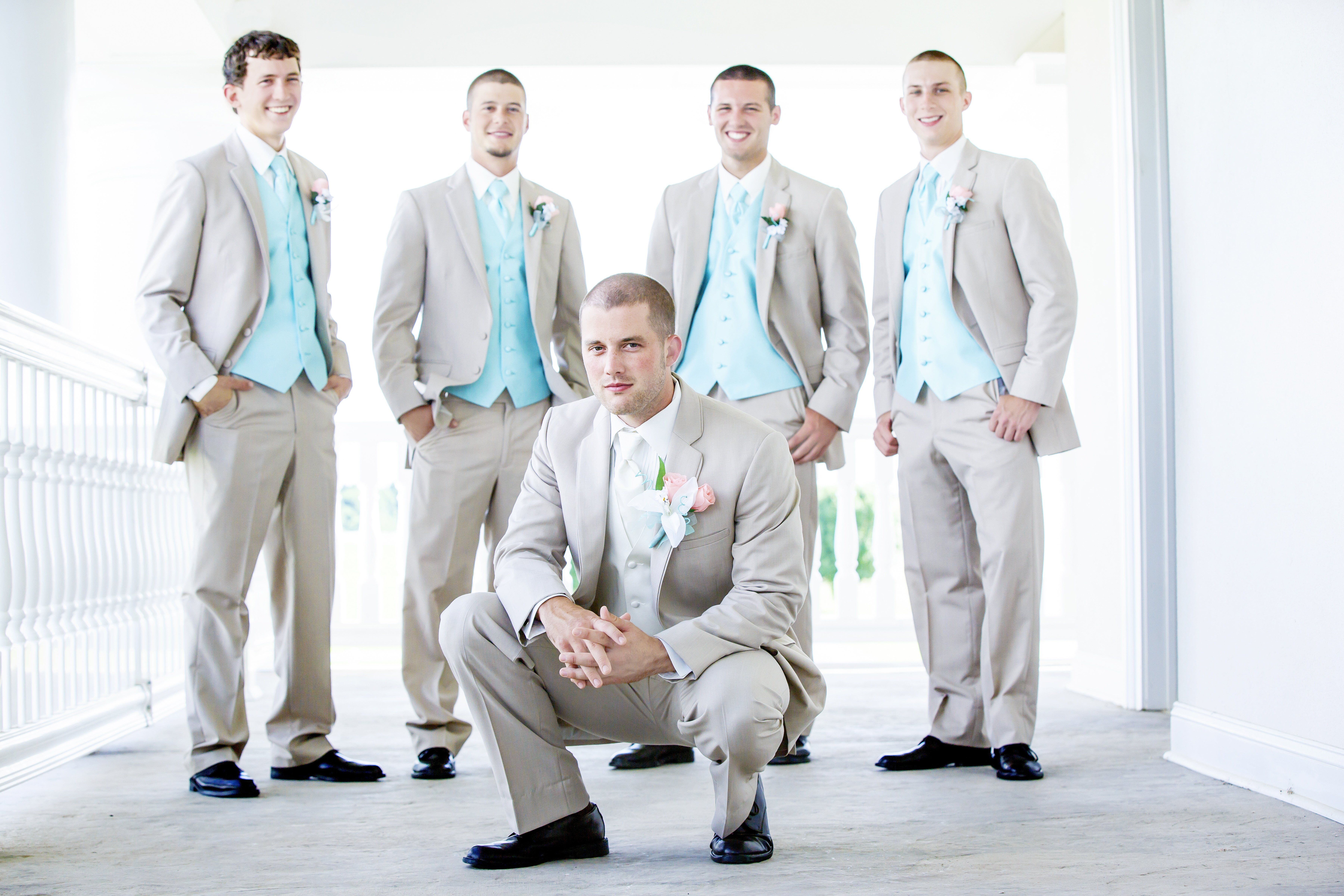 tiffany blue groomsmen attire