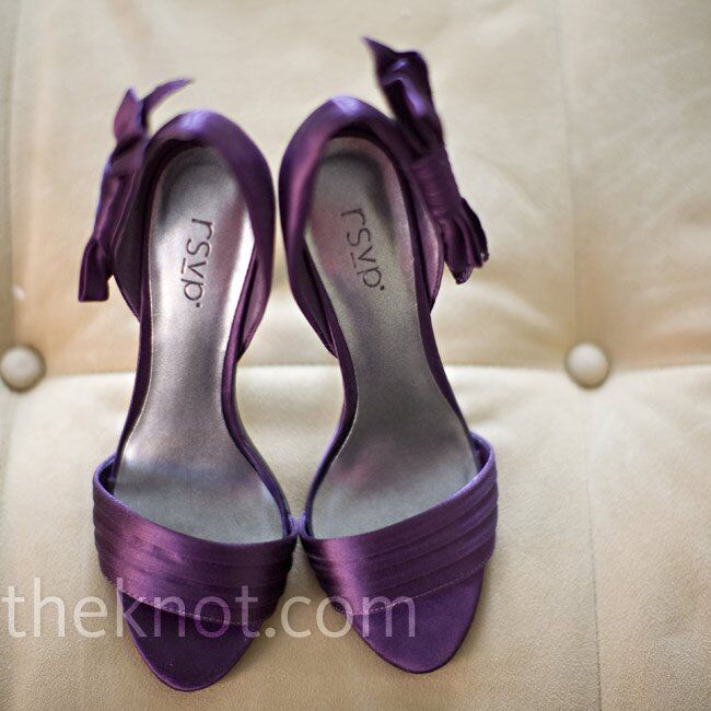 fuschia bridal shoes