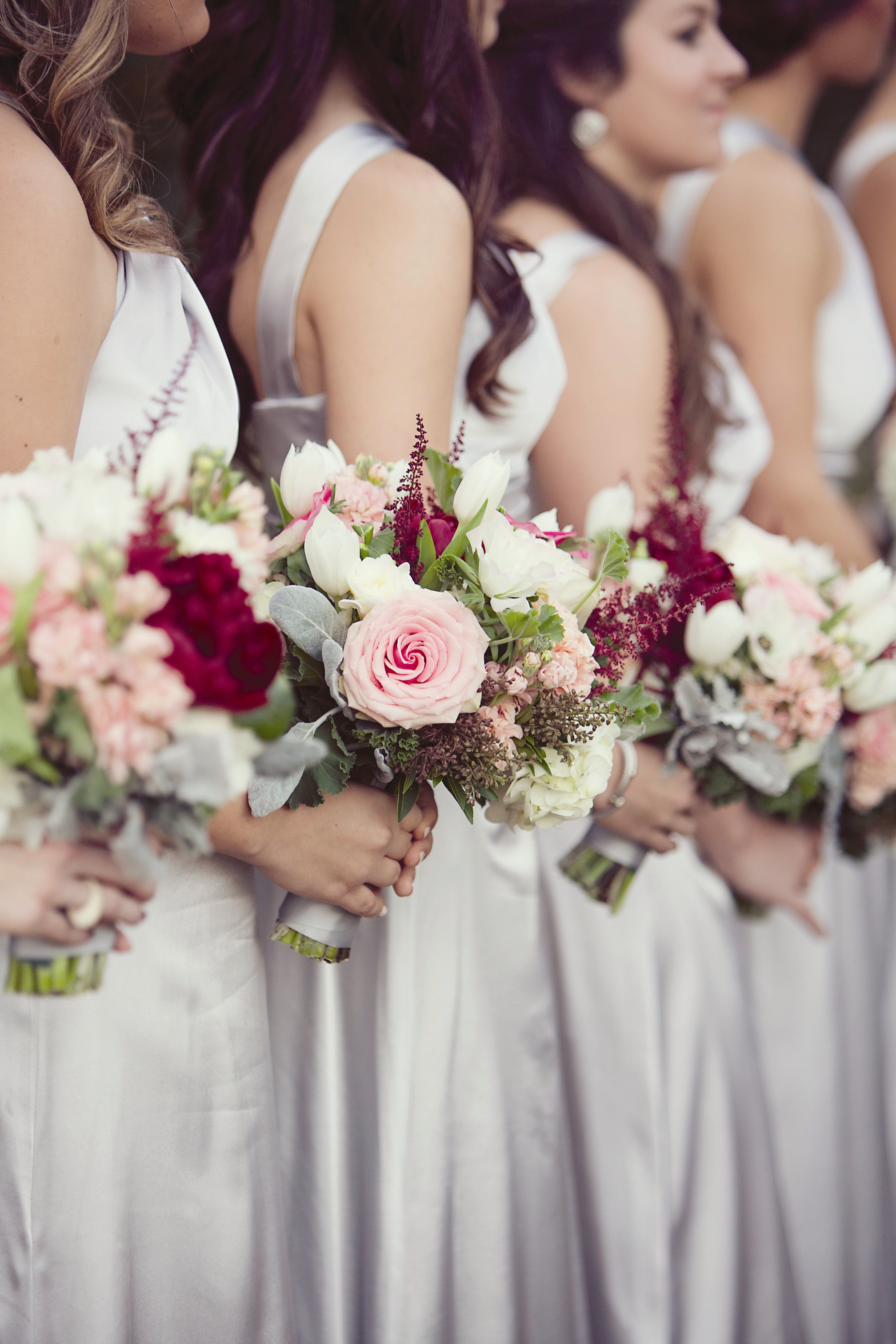 Pink Bridesmaid Bouquets 2292
