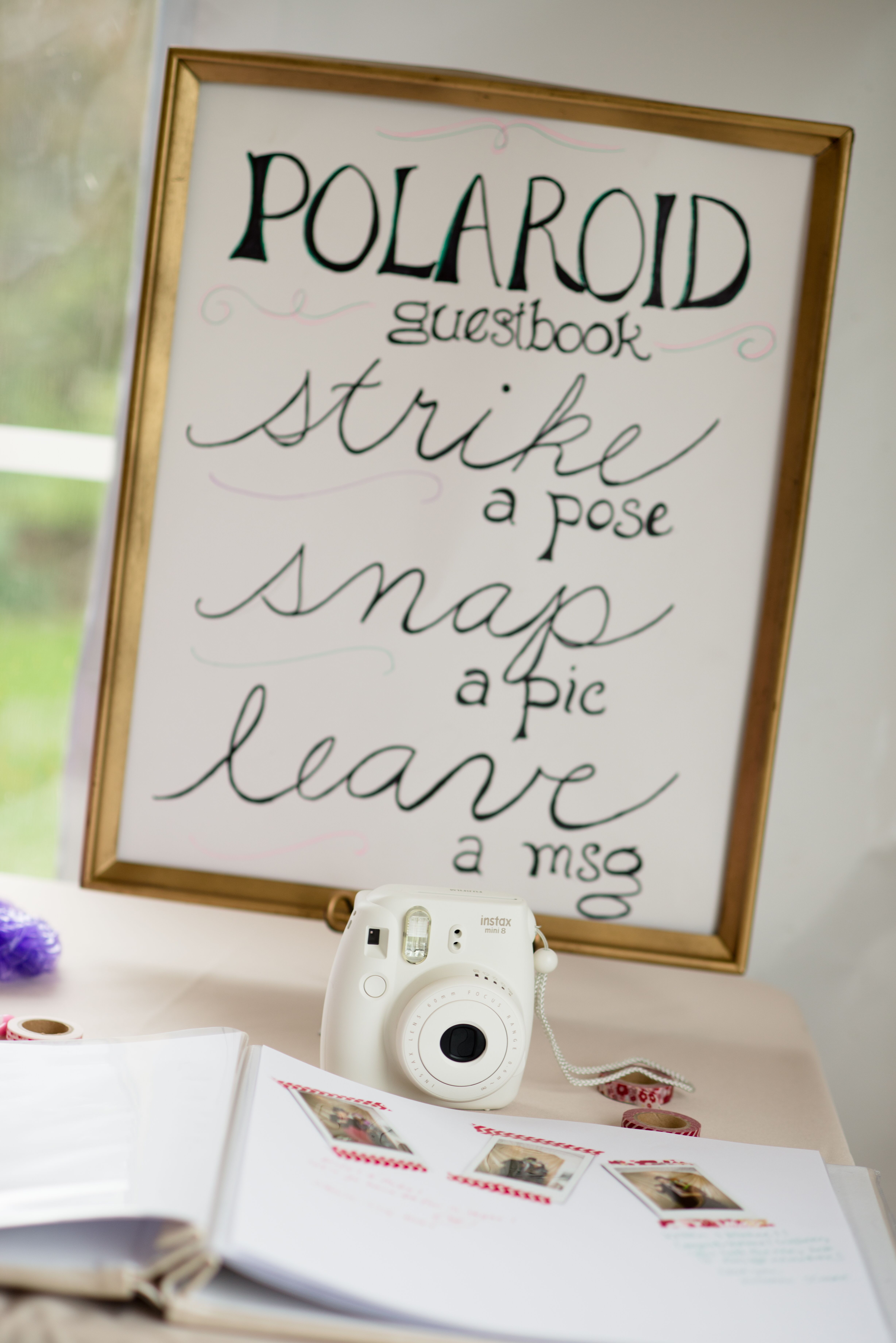 Polaroid Guest Book