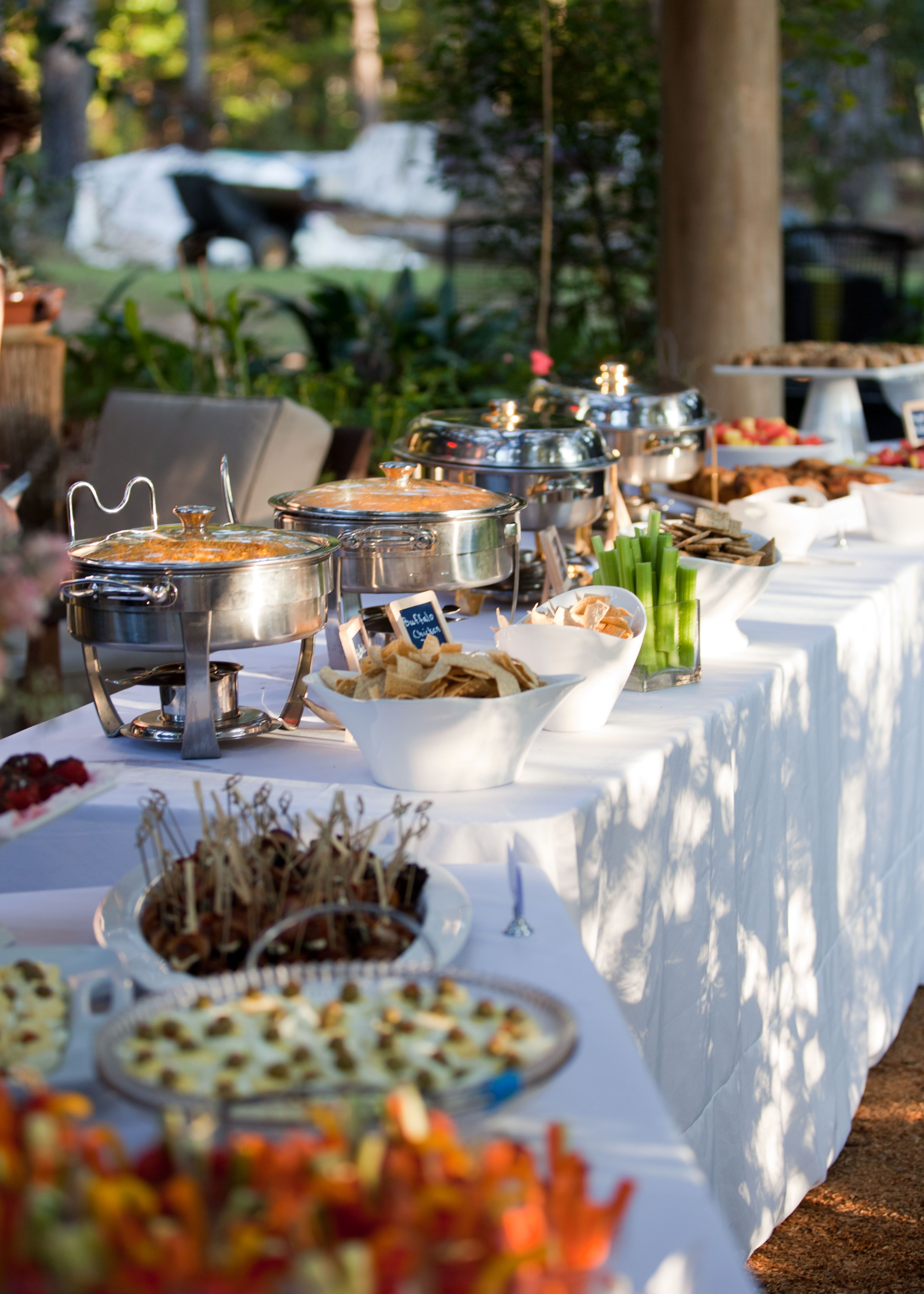 Homemade Hors D'Oeuvres Buffet