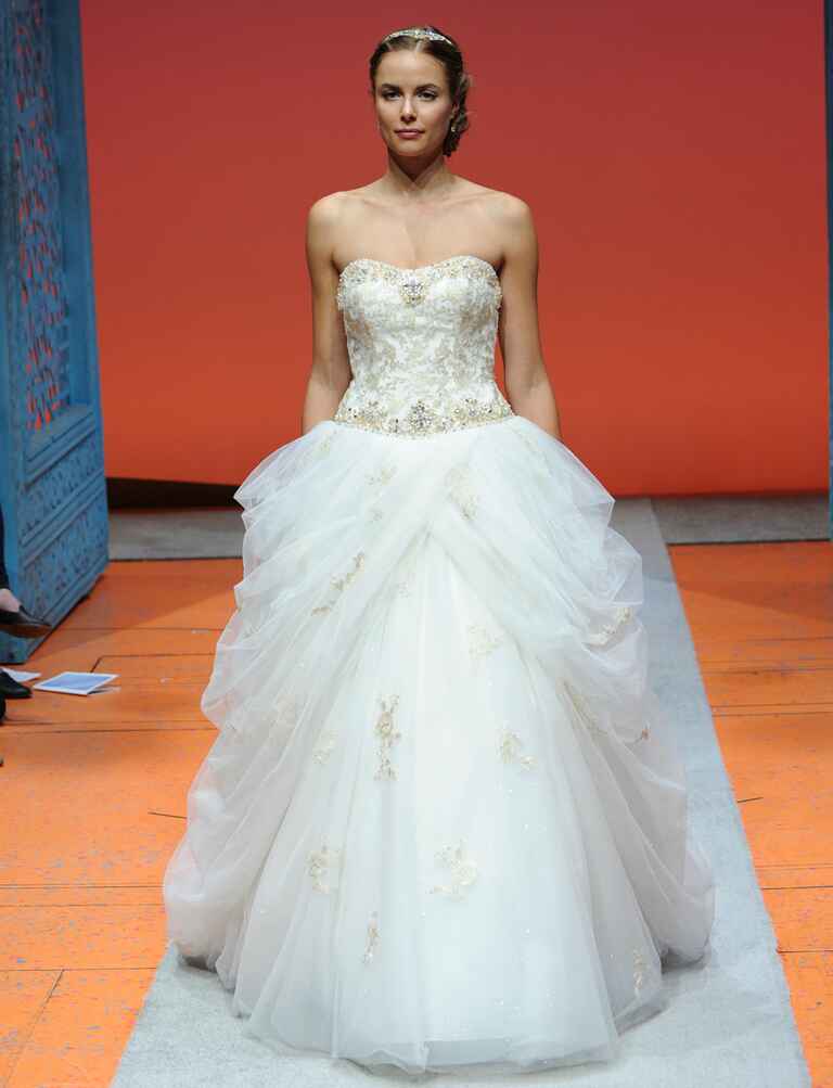 Disney Fairy Tale Weddings by Alfred Angelo Bridal Fashion Week Photos