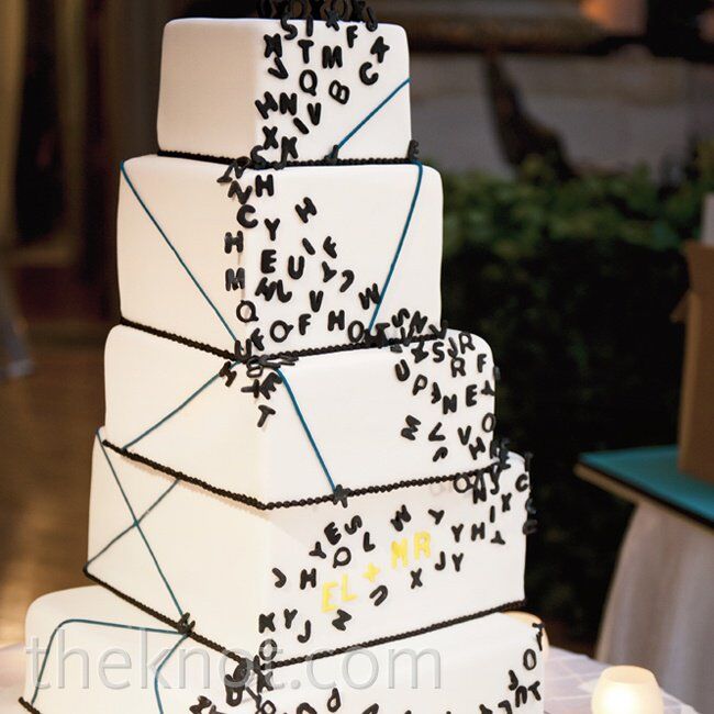 Modern Alphabet Cake