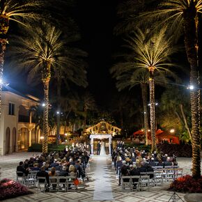 Mizner Country Club Silver and White Decor