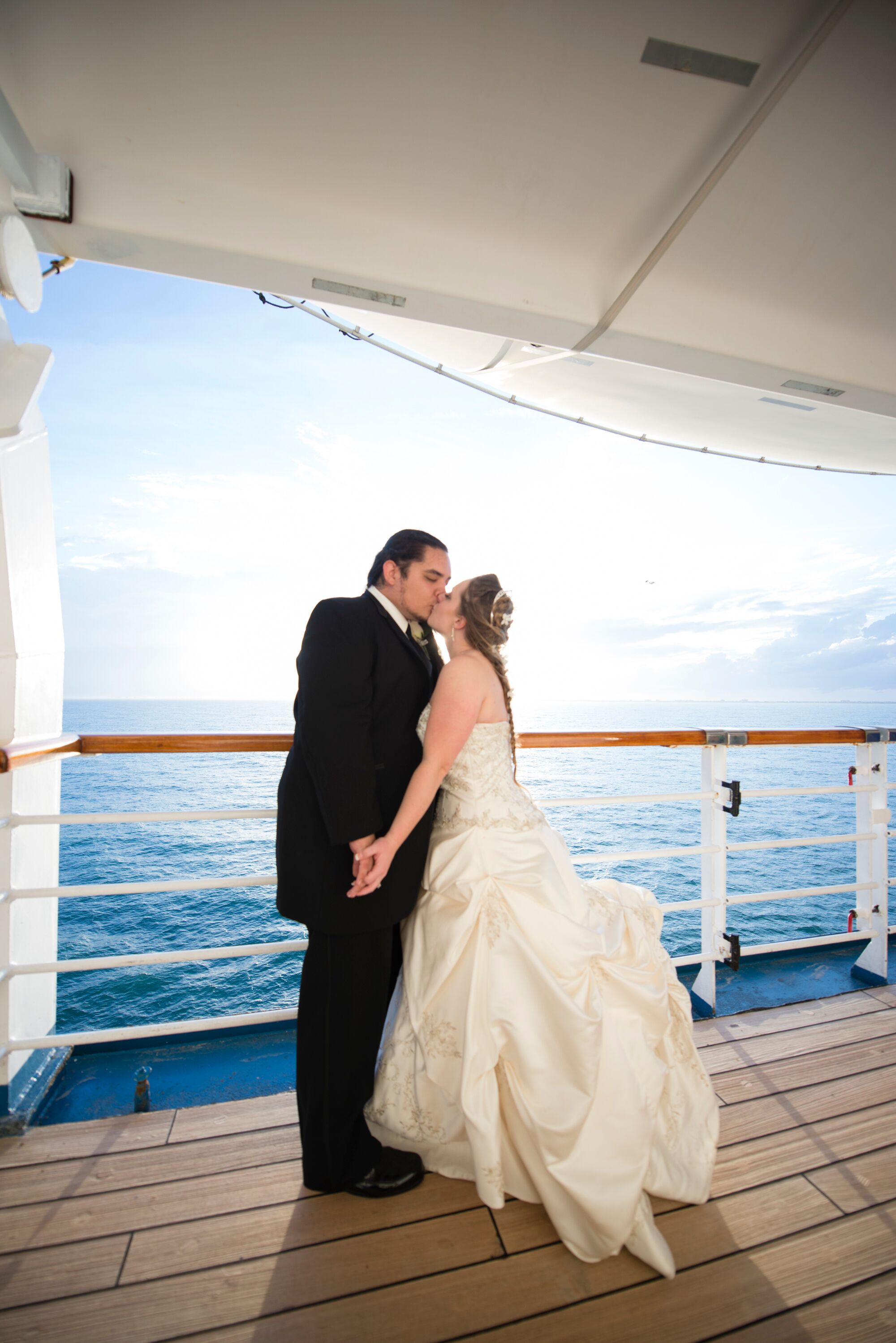 cruise ship wedding at port