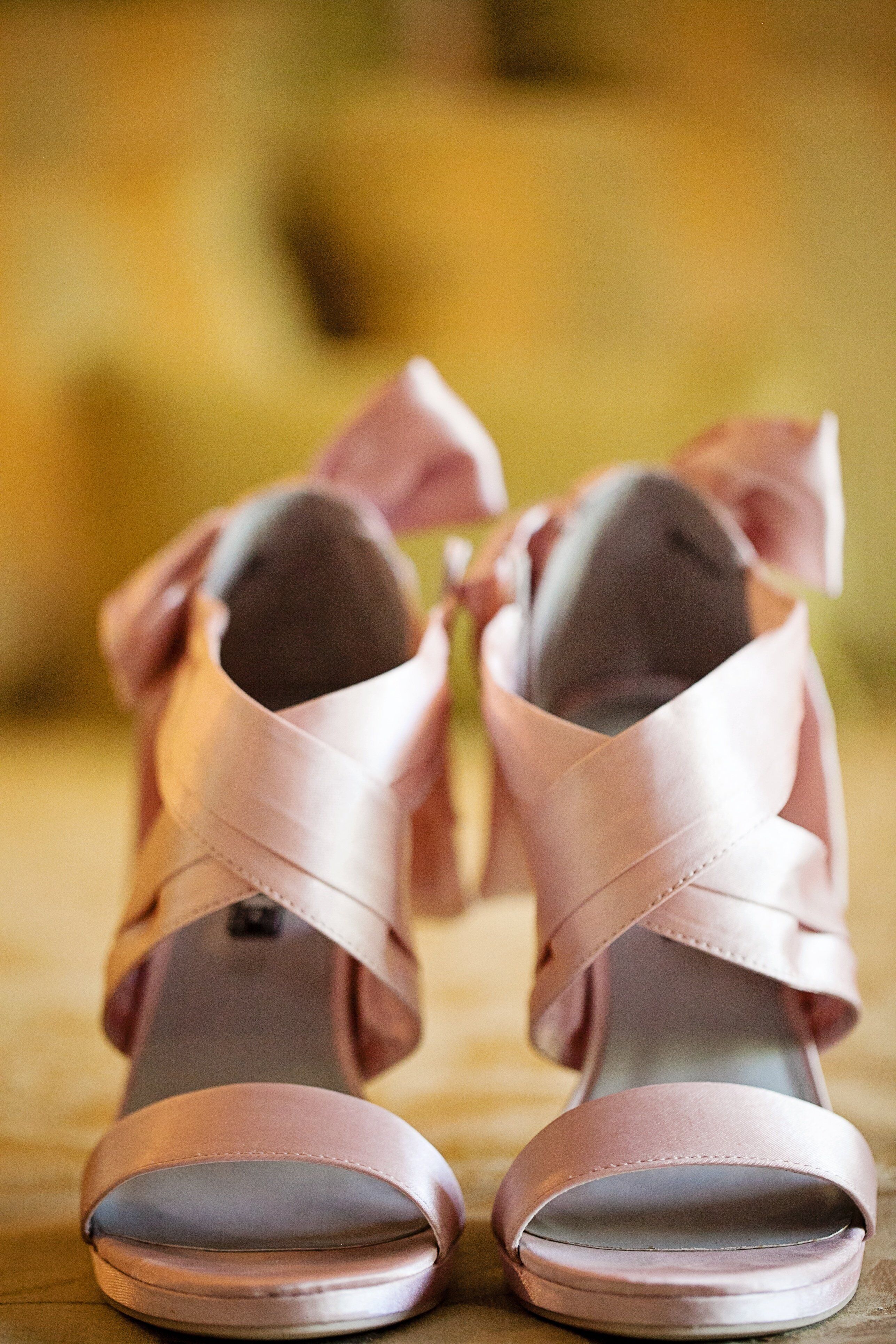 Pink Satin Bridal Shoes
