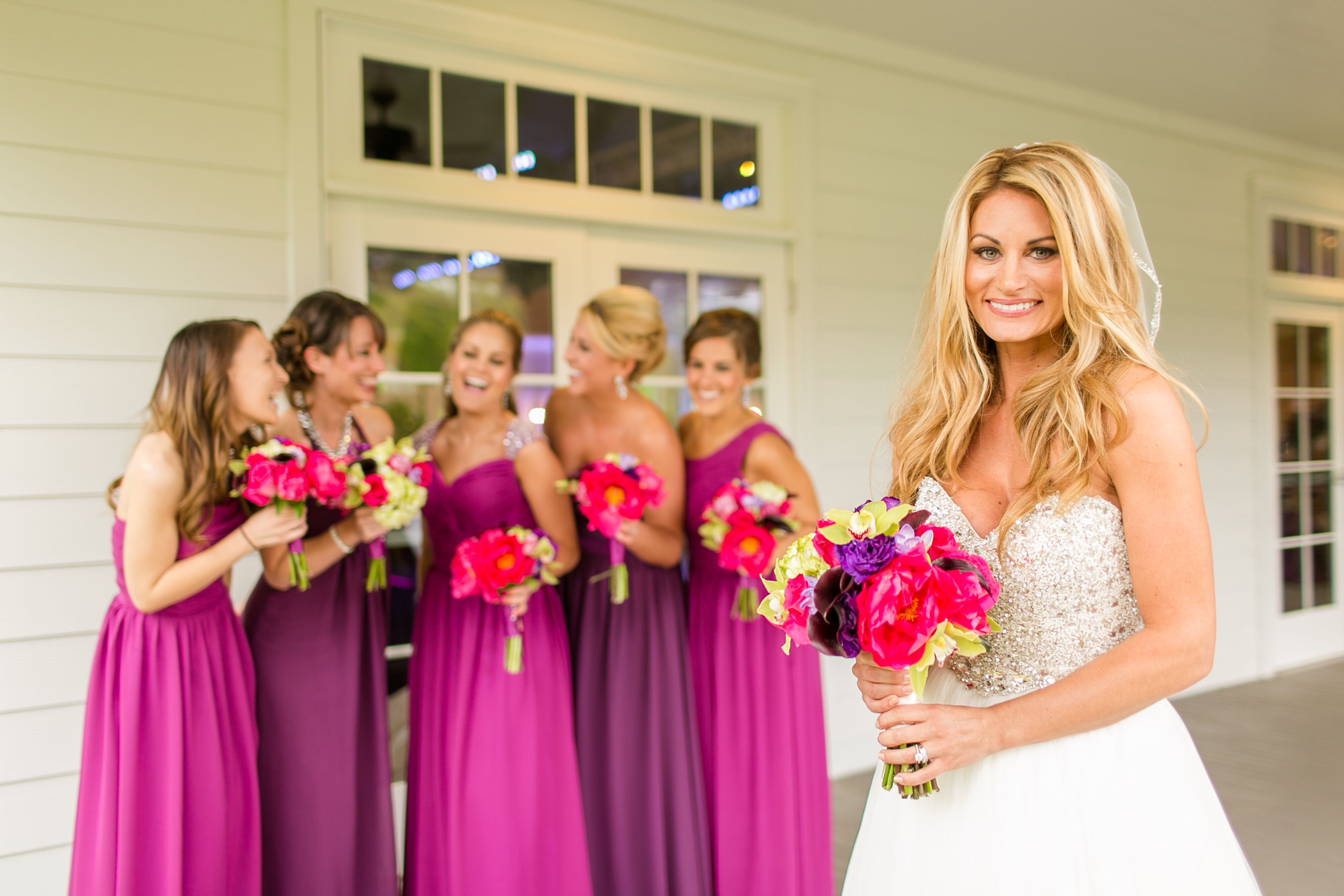 fuschia bridesmaid dresses