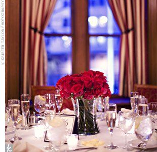 Red Rose Centerpiece