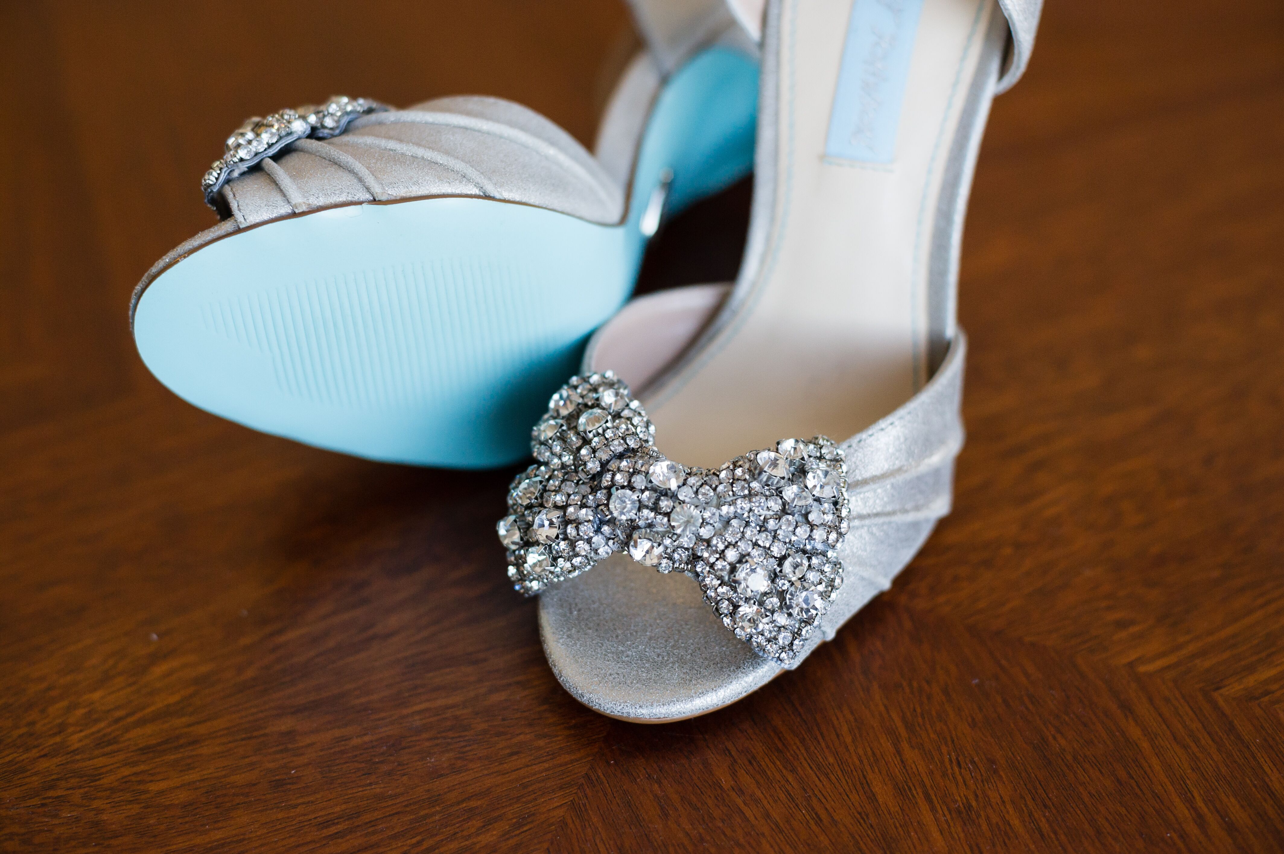 Ivory Satin Betsey Johnson Wedding Shoes