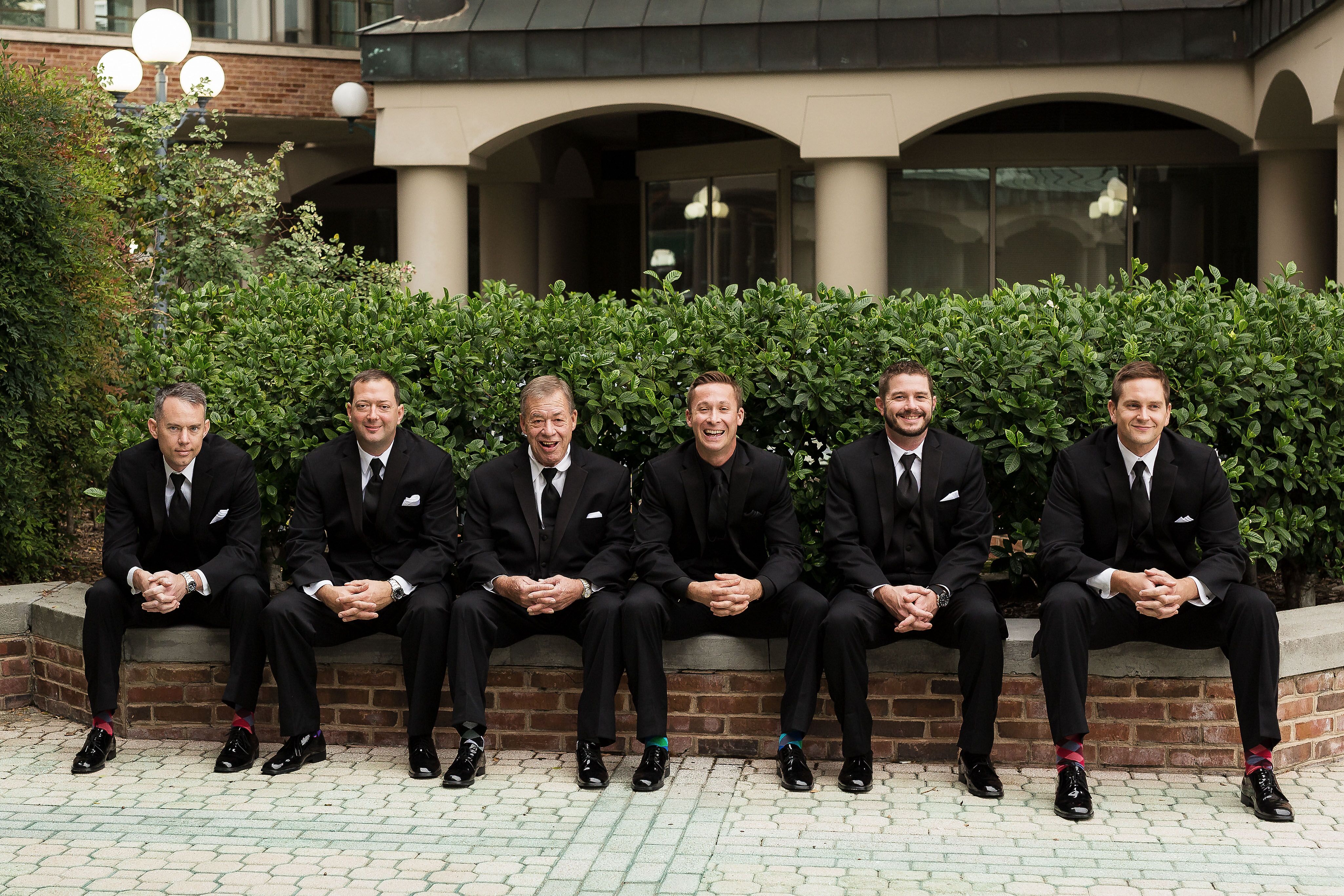 All black groomsmen discount outfits