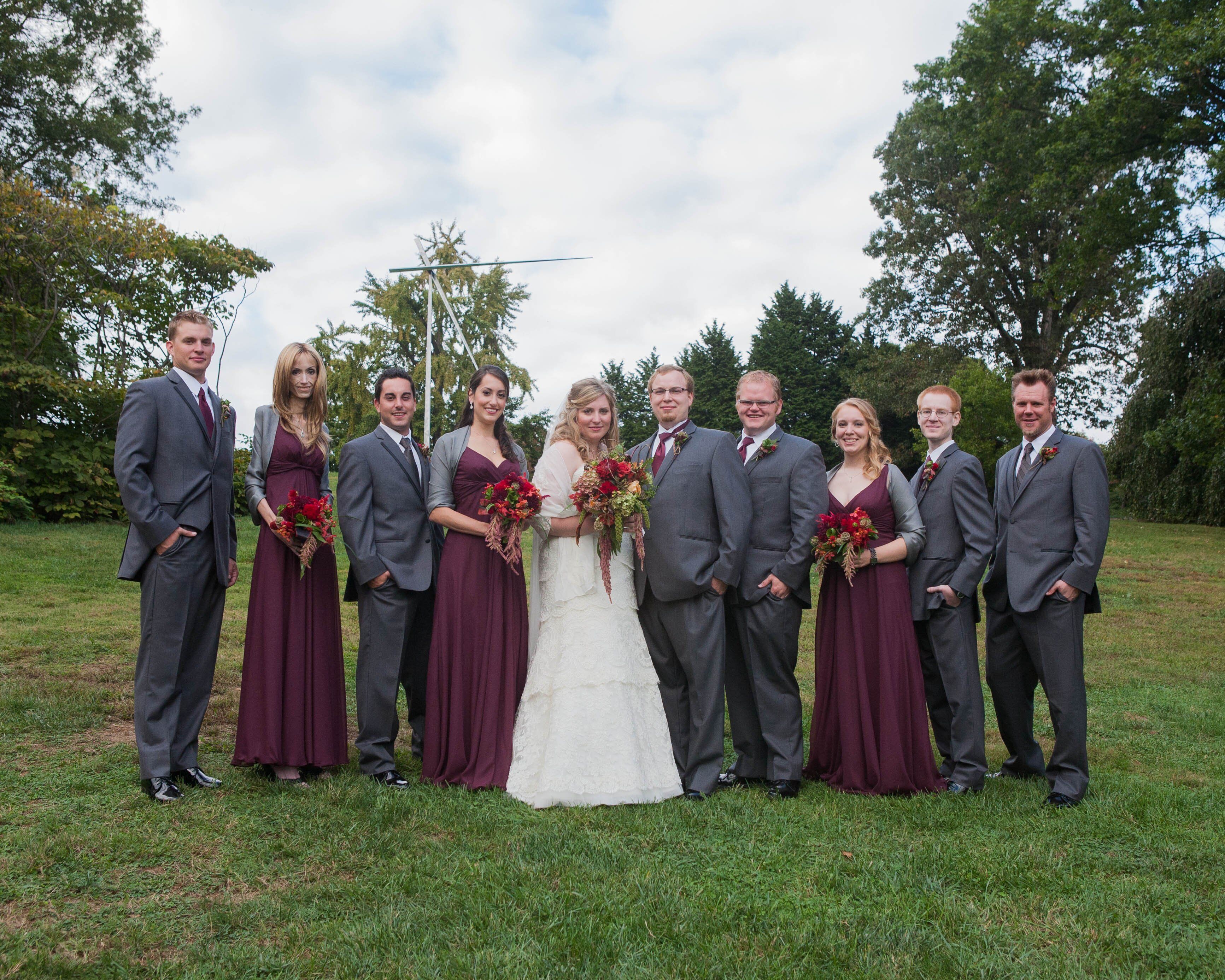 Sangria Bridesmaid Dresses