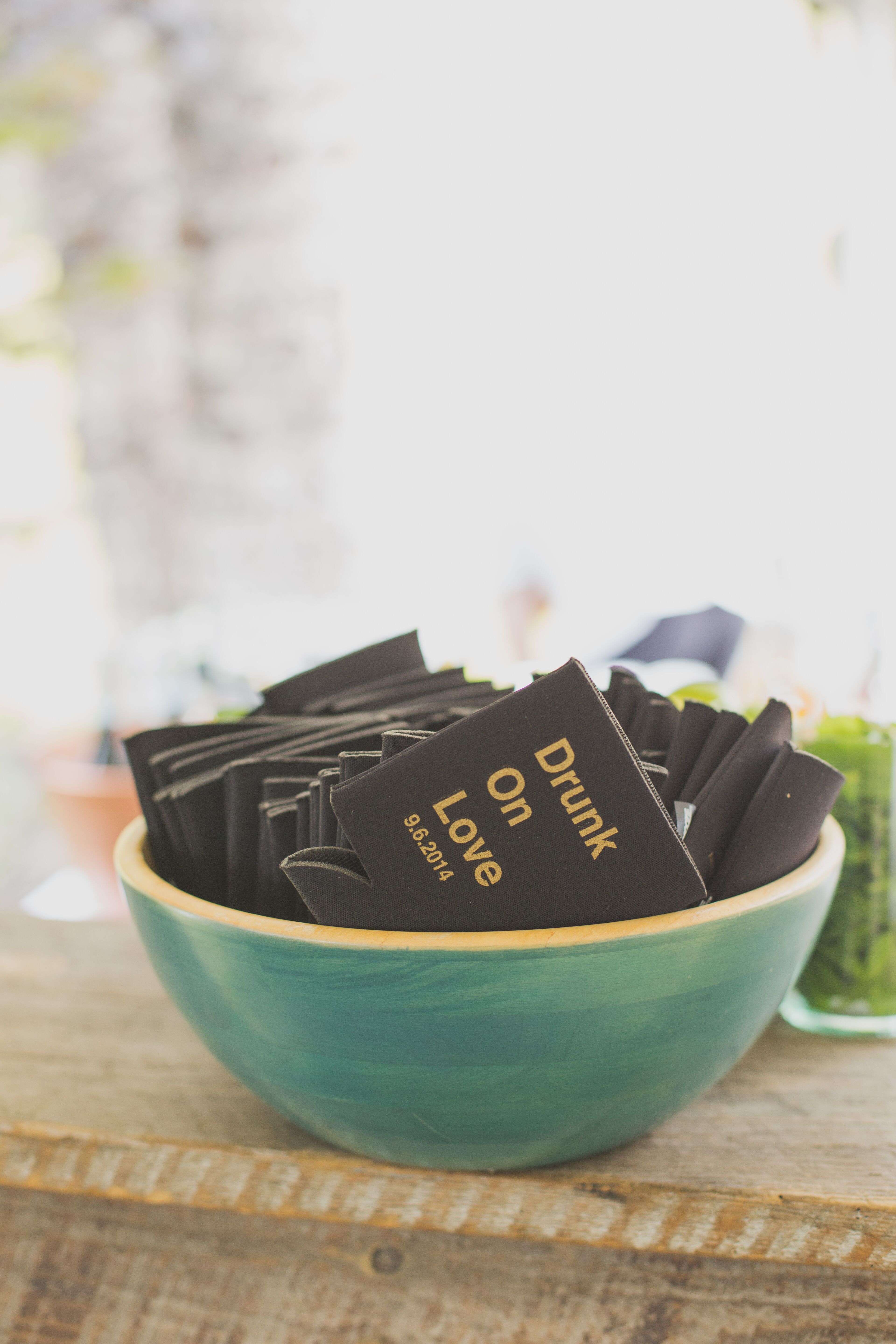 Custom Beer Koozie Wedding Favors