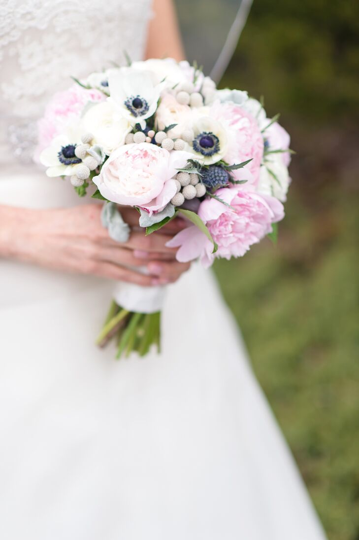 Anemone and Peony Bridal Bouquet