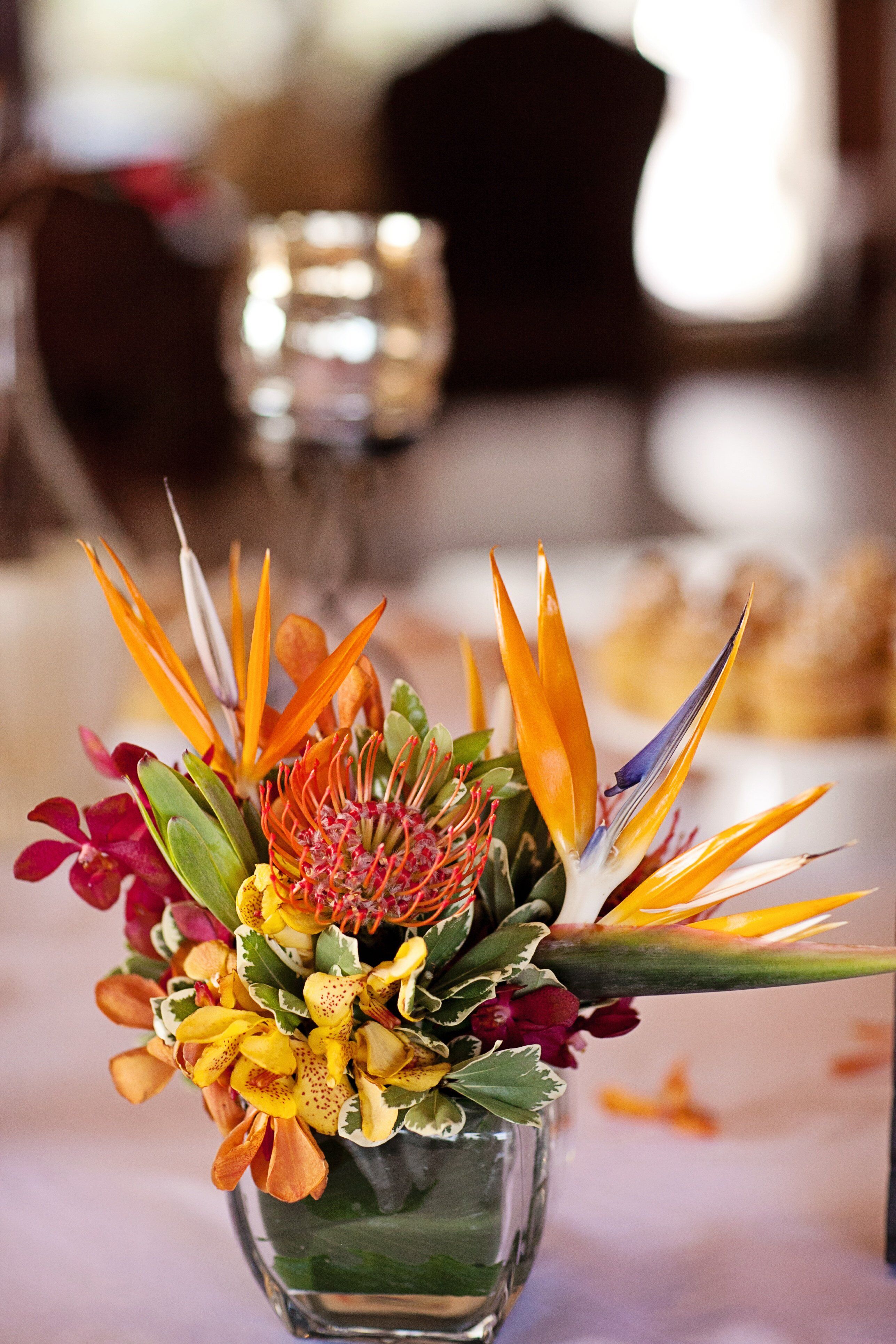 Bird of Paradise Centerpieces