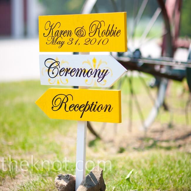 Wedding and Reception Signs