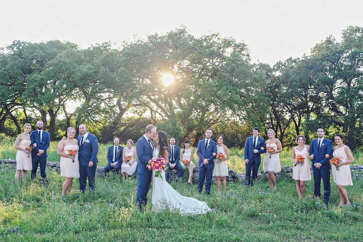 Cobalt and Navy Blue  Groomsmen  Suits