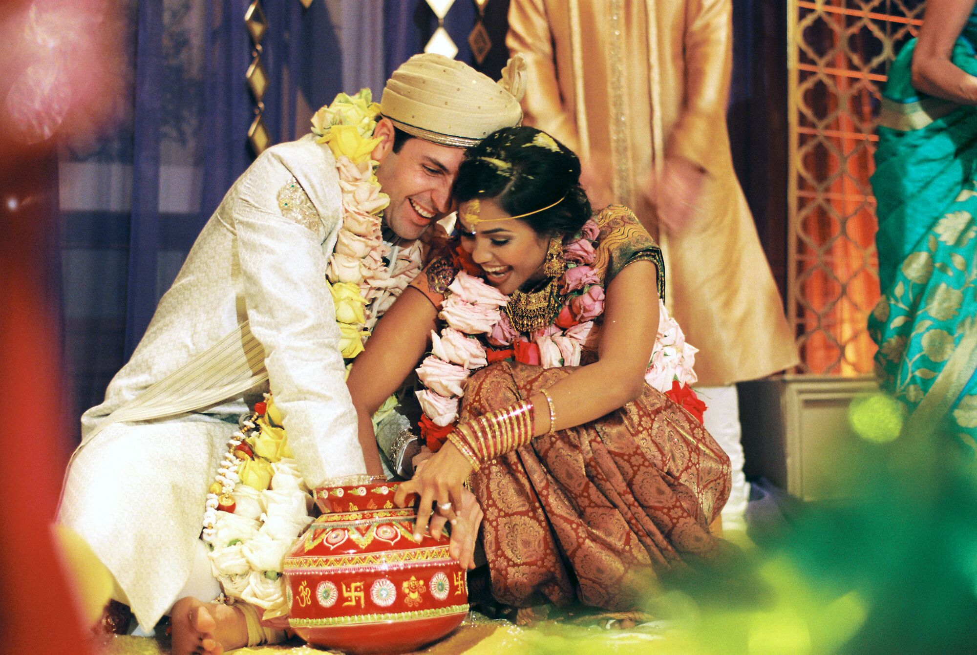 Indian Rice Throwing Ceremony