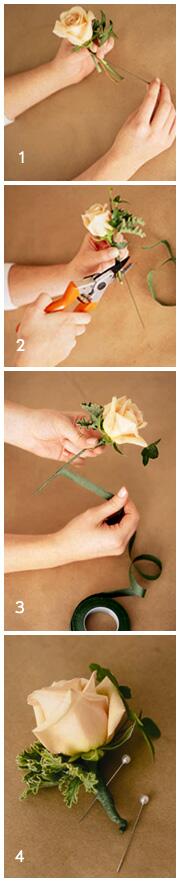 Diy boutonniere deals