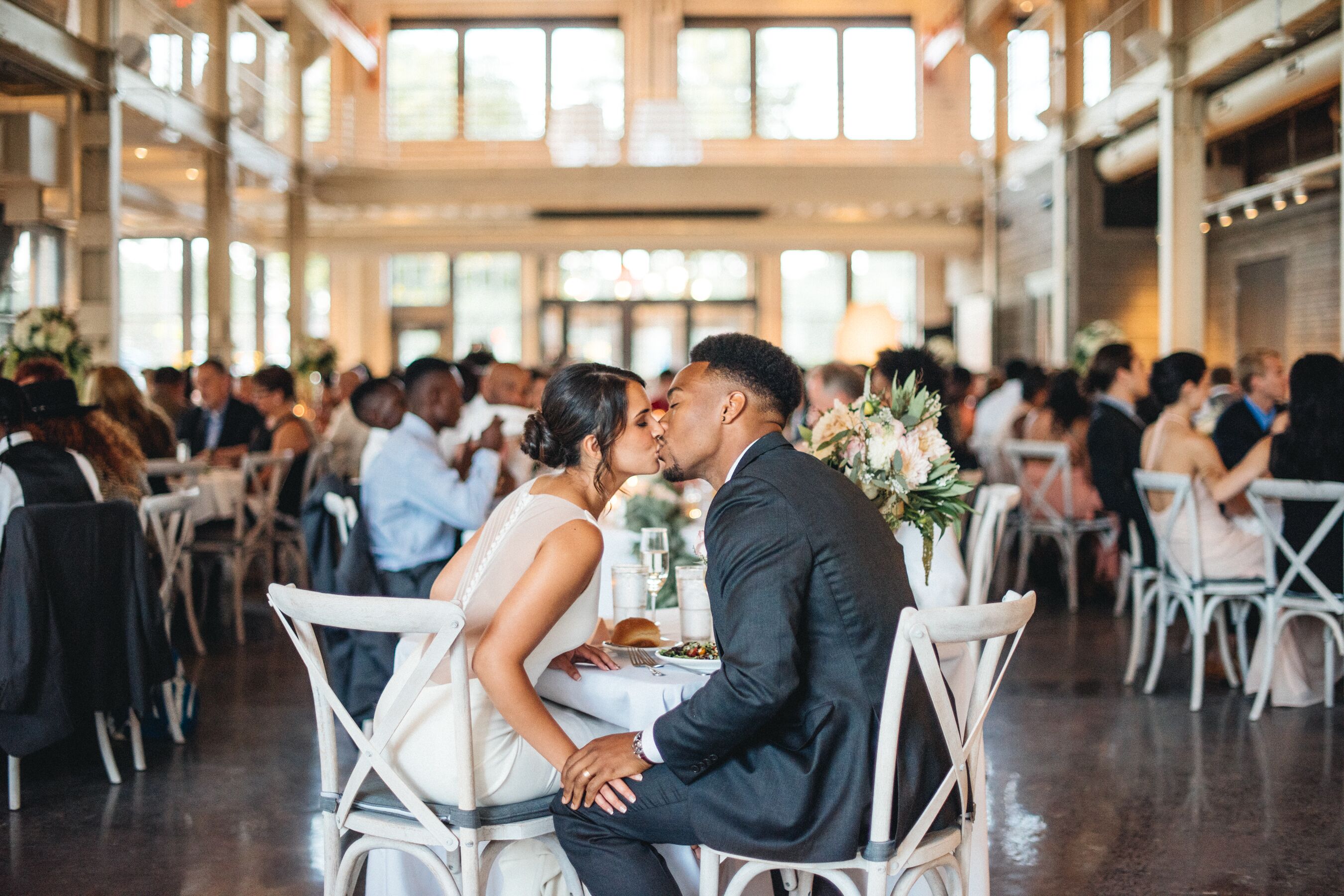 Classic White Cross-Back Chairs