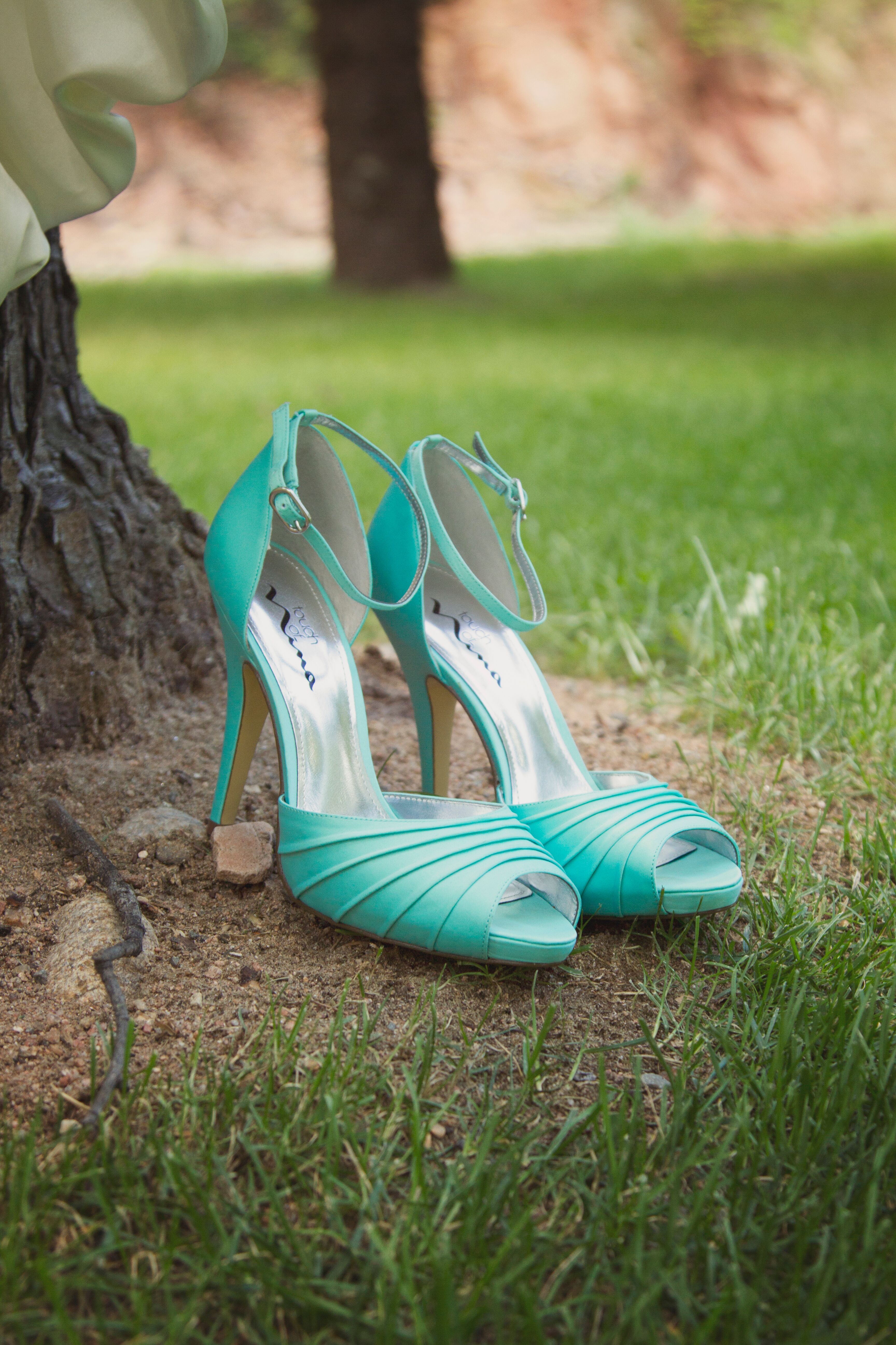 tiffany blue wedding heels